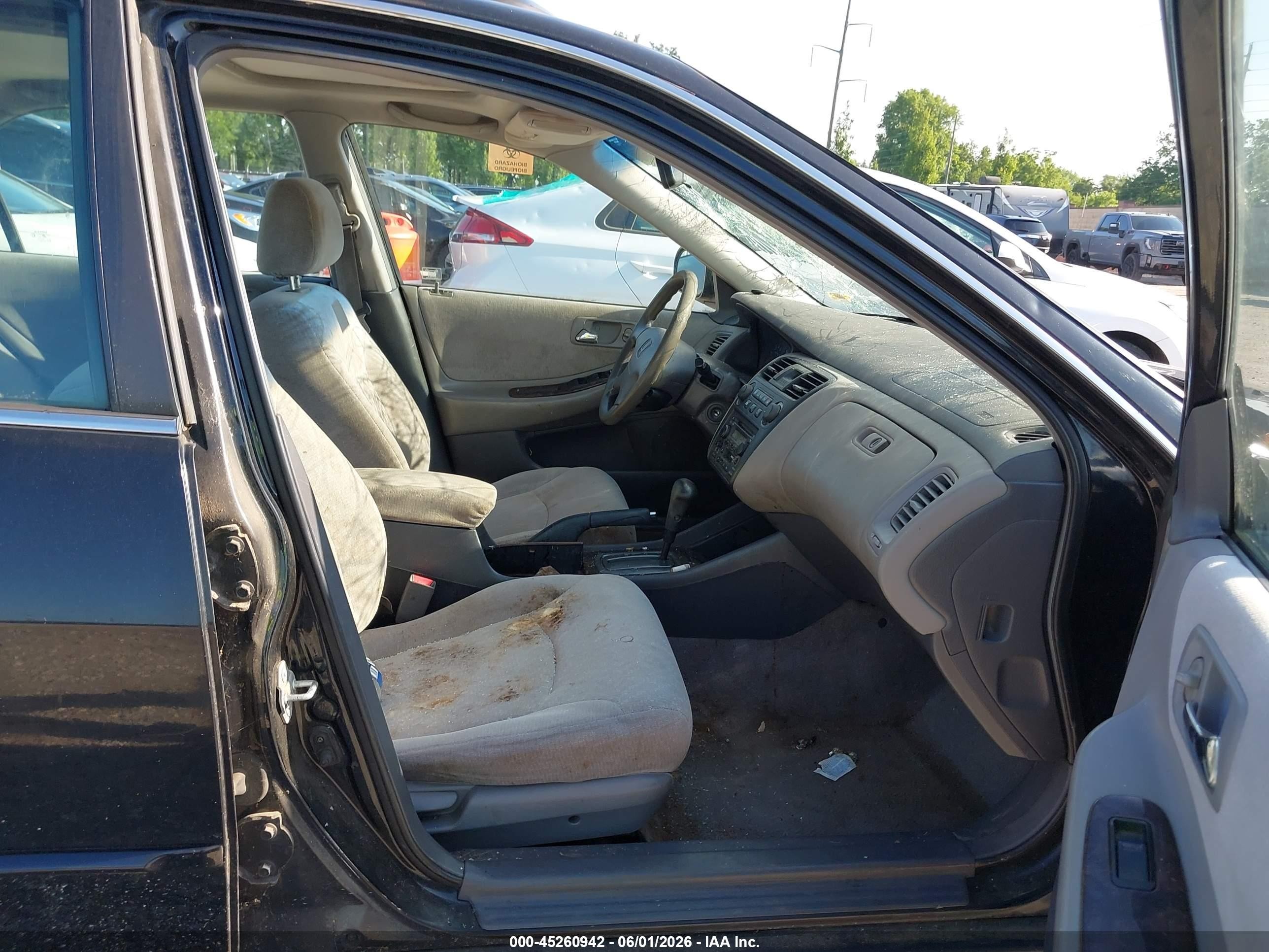 2002 Honda Accord 2.3 Se Black vin: JHMCG56702C032568