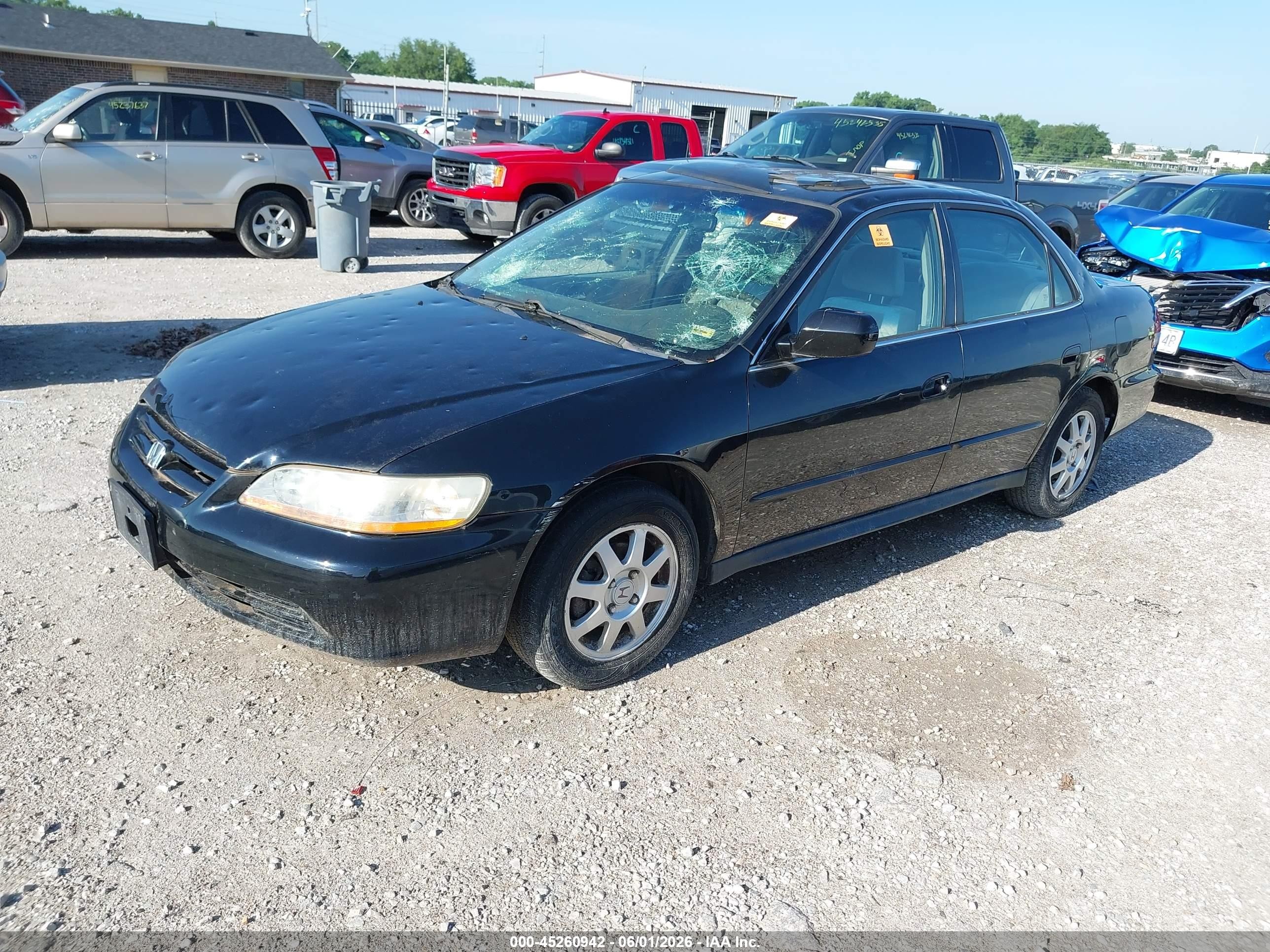2002 Honda Accord 2.3 Se Black vin: JHMCG56702C032568