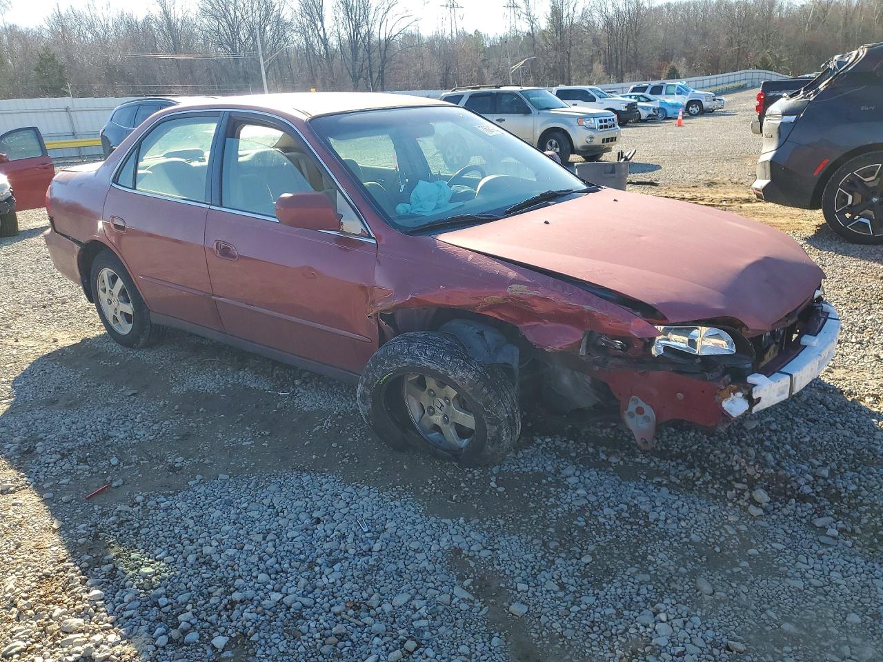 2001 Honda Accord Red vin: JHMCG5670YC024138