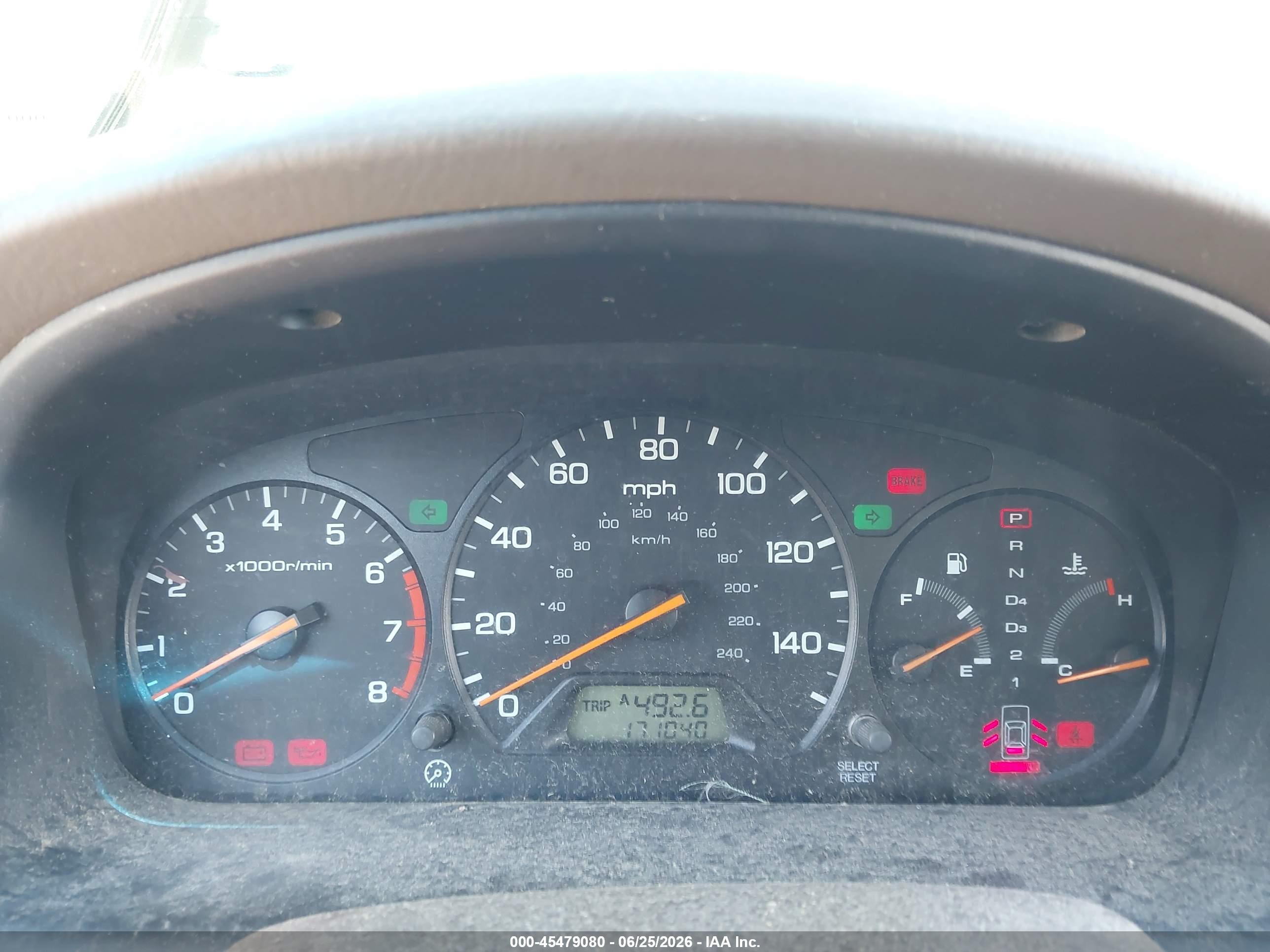 2000 Honda Accord 2.3 Se Красный vin: JHMCG5671YC021104