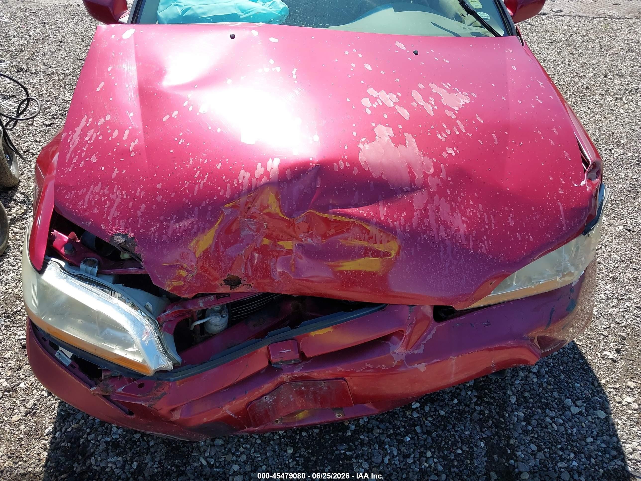 2000 Honda Accord 2.3 Se Красный vin: JHMCG5671YC021104