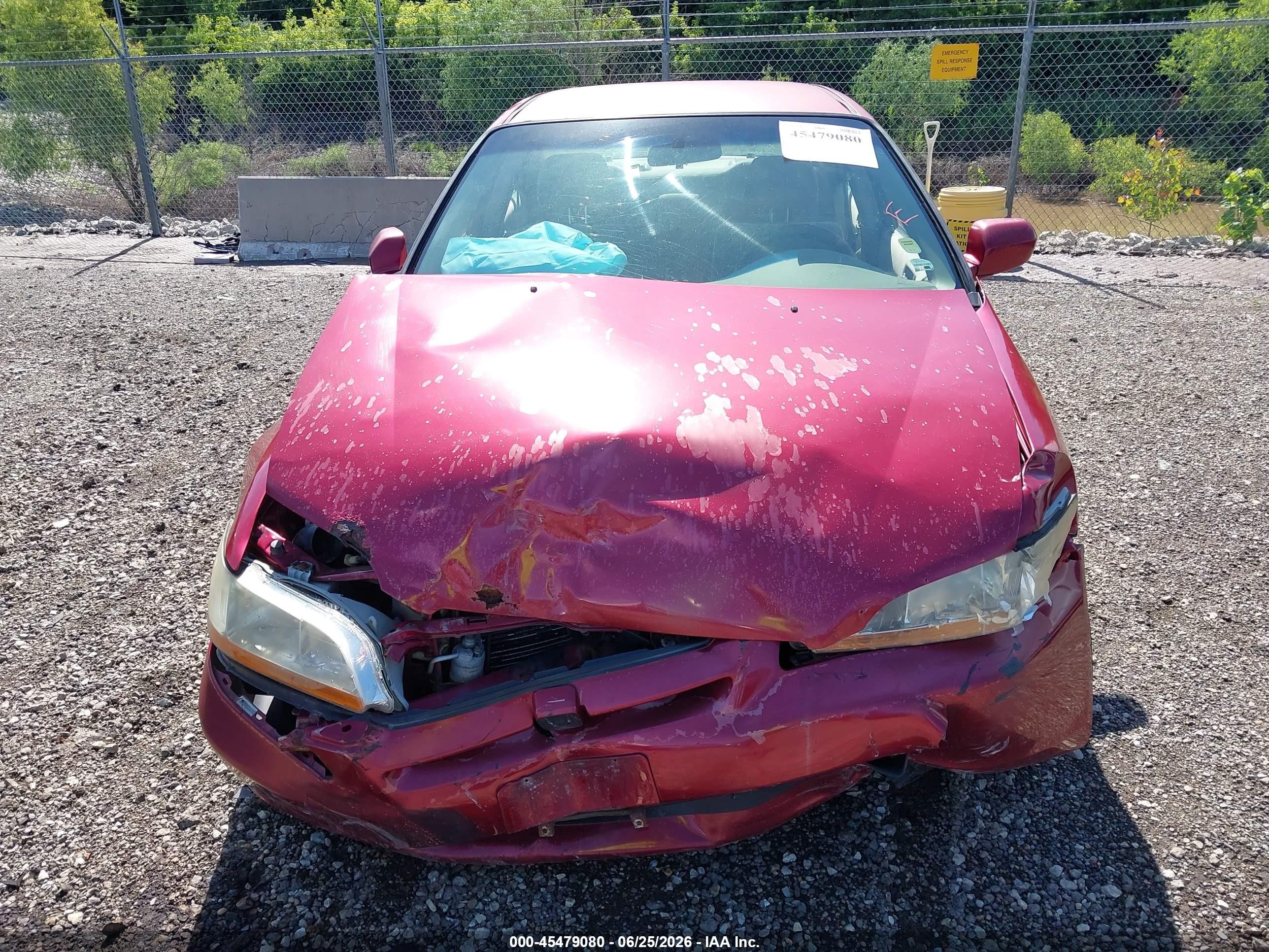 2000 Honda Accord 2.3 Se Красный vin: JHMCG5671YC021104