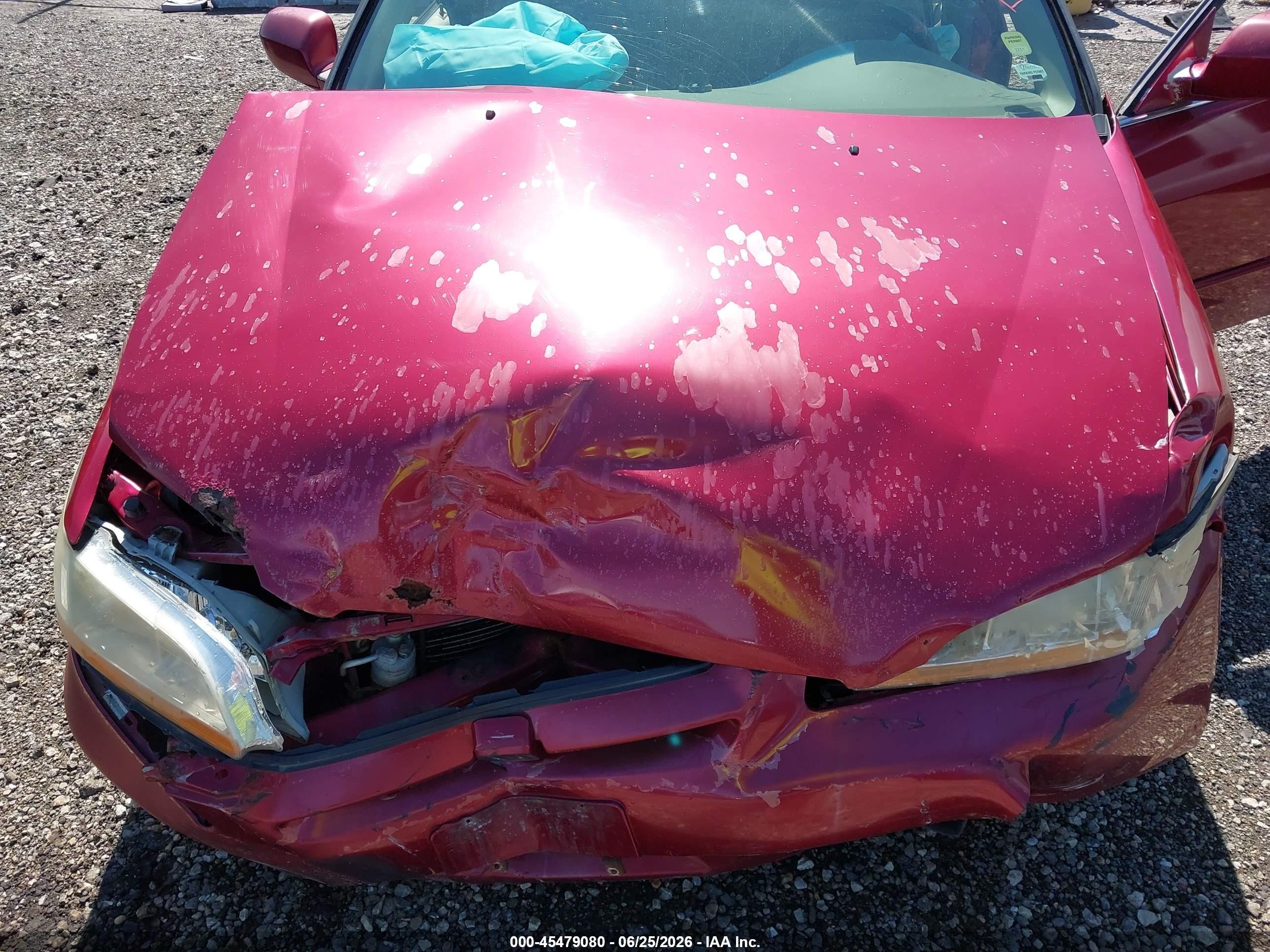 2000 Honda Accord 2.3 Se Красный vin: JHMCG5671YC021104