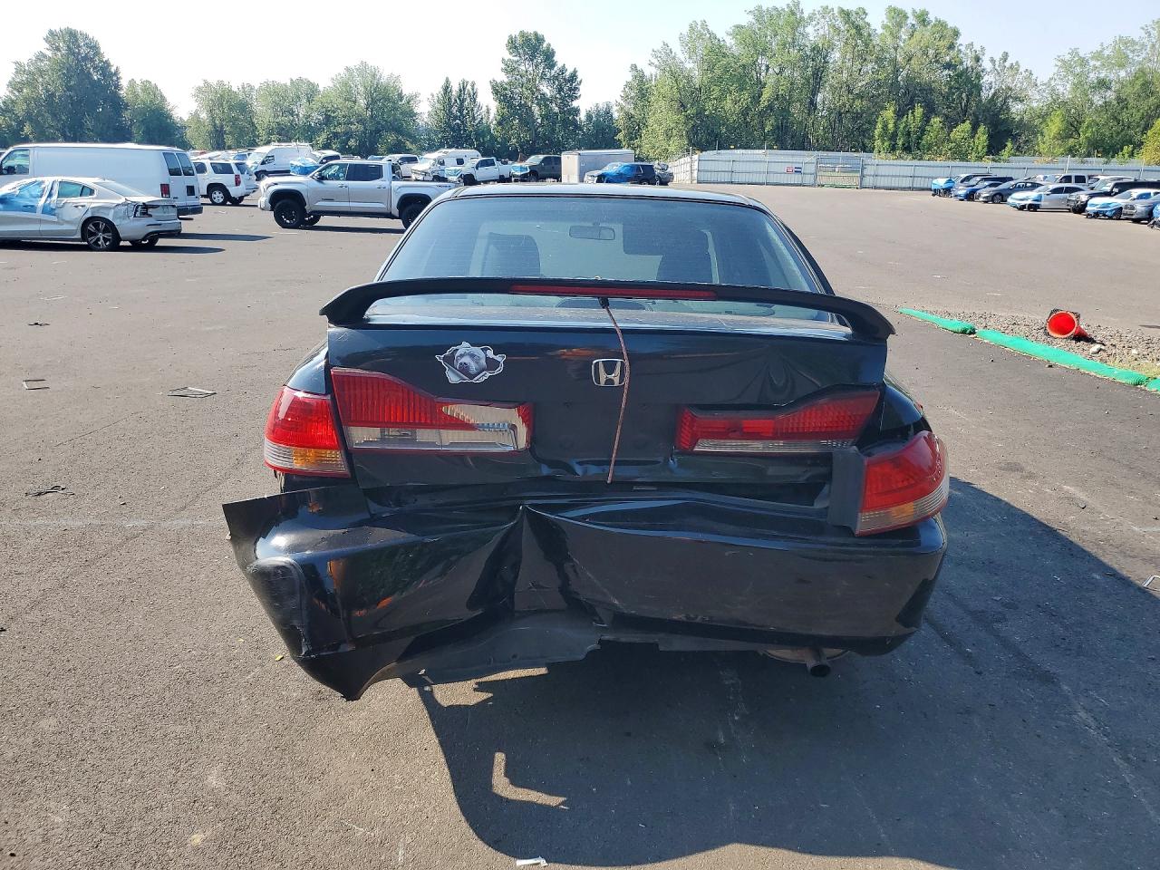 2002 Honda Accord Se Black vin: JHMCG56722C031583