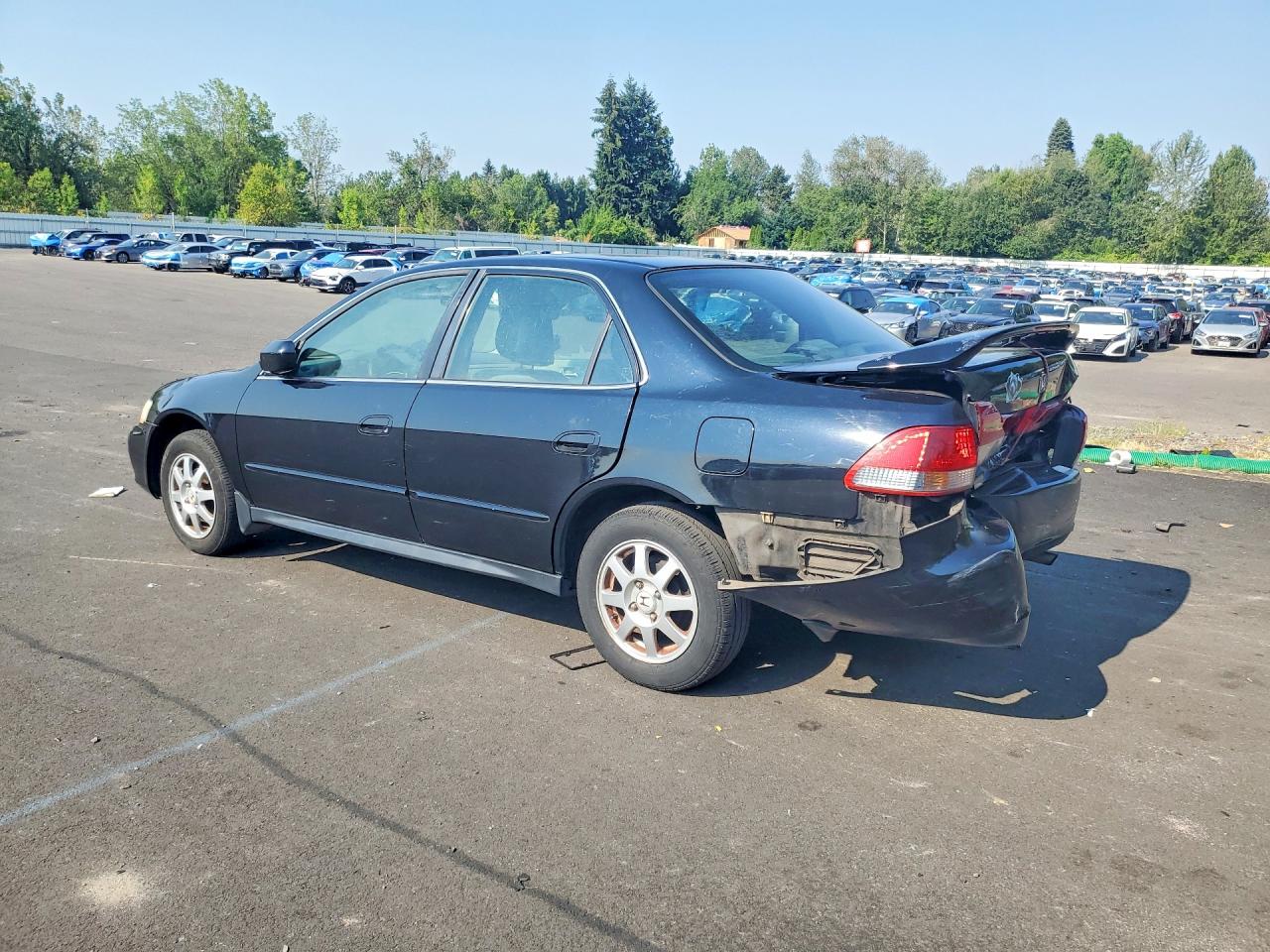 2002 Honda Accord Se Black vin: JHMCG56722C031583