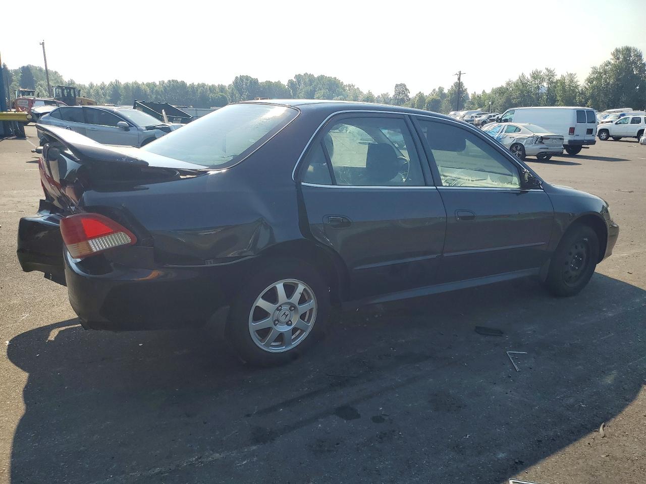 2002 Honda Accord Se Black vin: JHMCG56722C031583