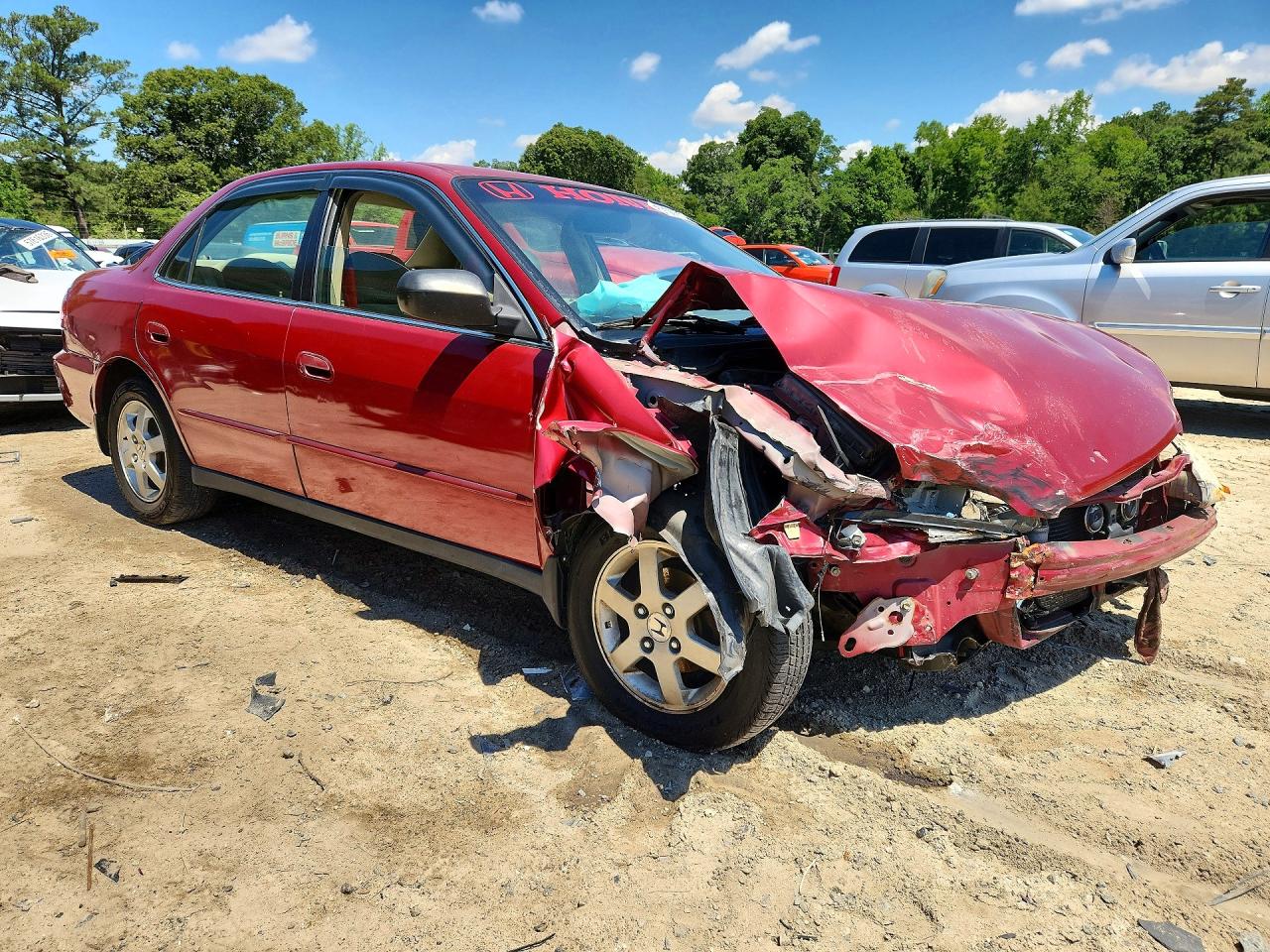 2000 Honda Accord Se Red vin: JHMCG5675YC006072