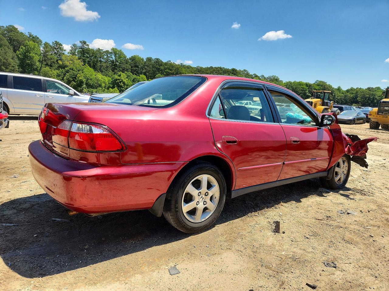 2000 Honda Accord Se Red vin: JHMCG5675YC006072