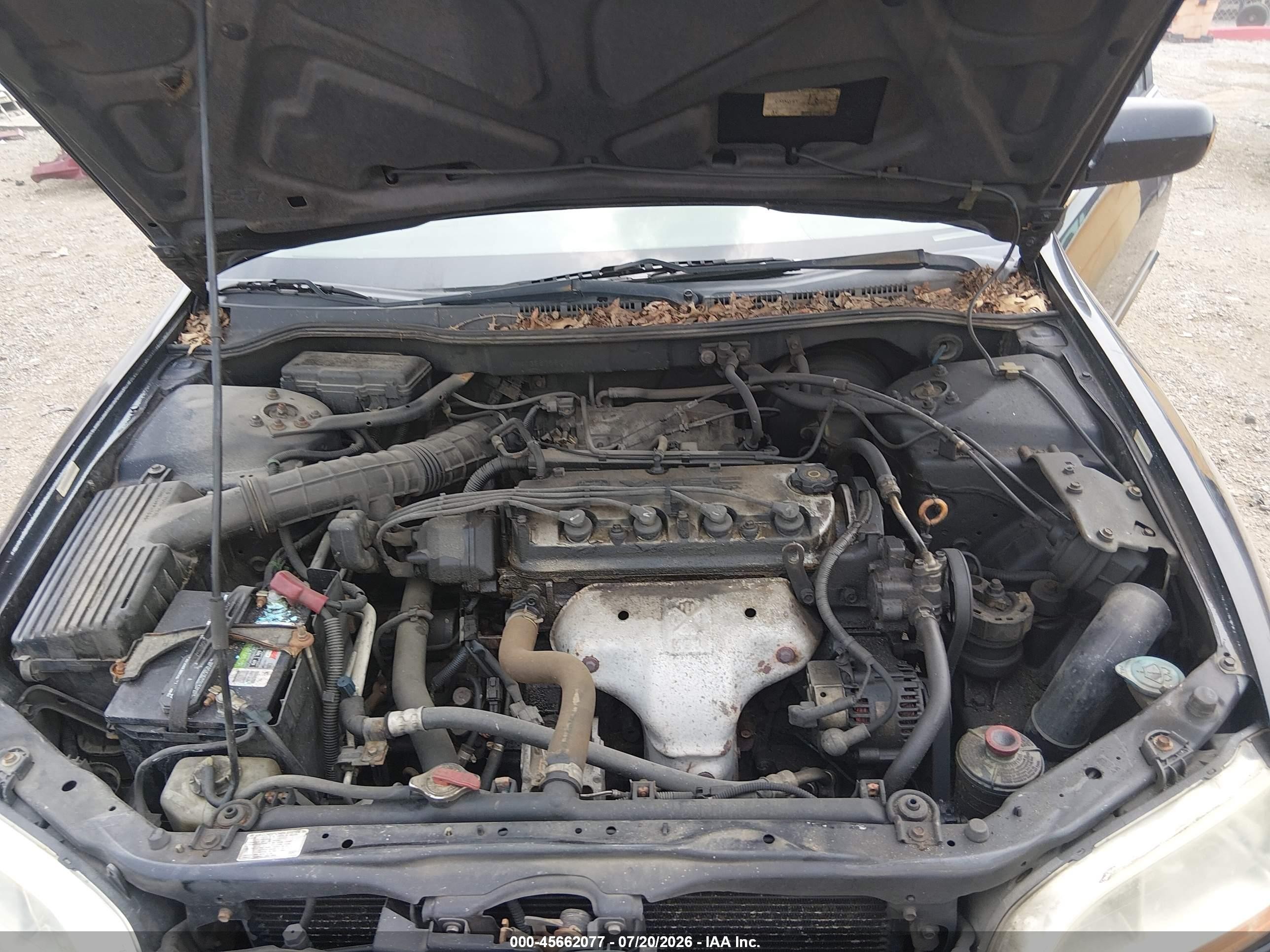 2002 Honda Accord 2.3 Se Black vin: JHMCG56762C021185