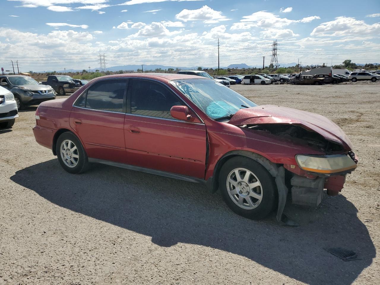 2002 Honda Accord Se Red vin: JHMCG56772C008462