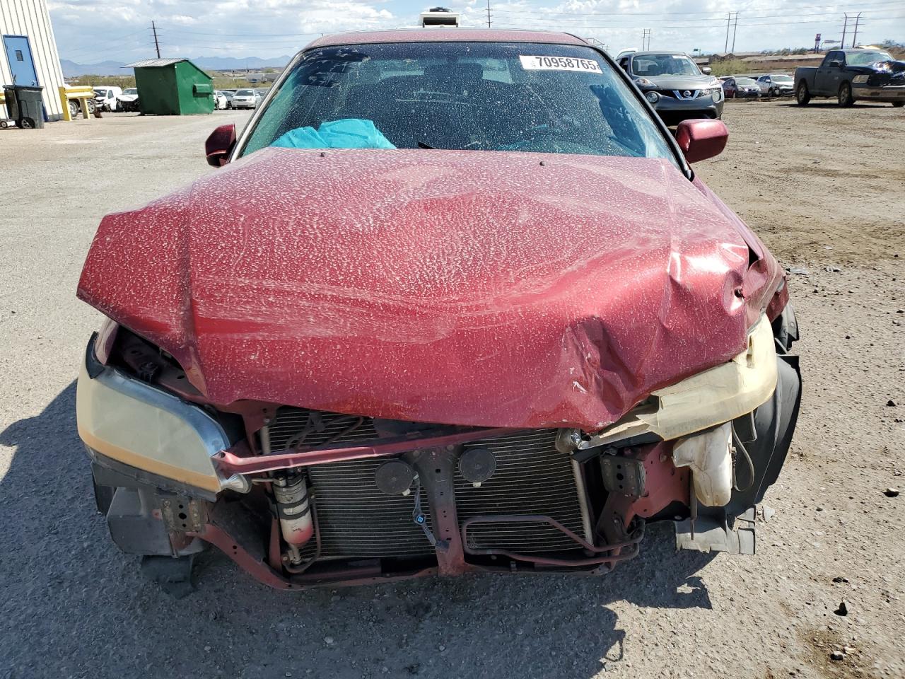 2002 Honda Accord Se Red vin: JHMCG56772C008462