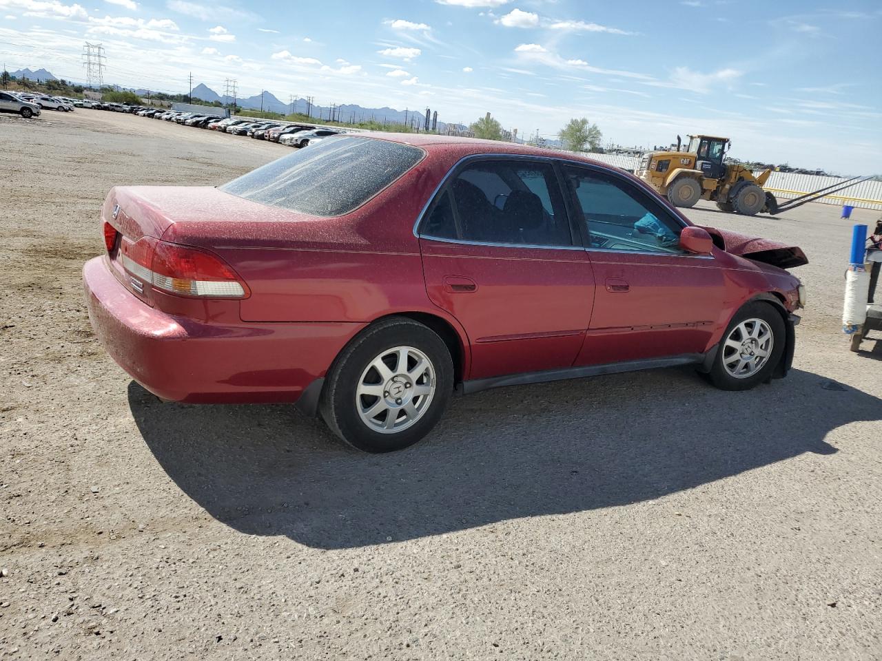2002 Honda Accord Se Red vin: JHMCG56772C008462