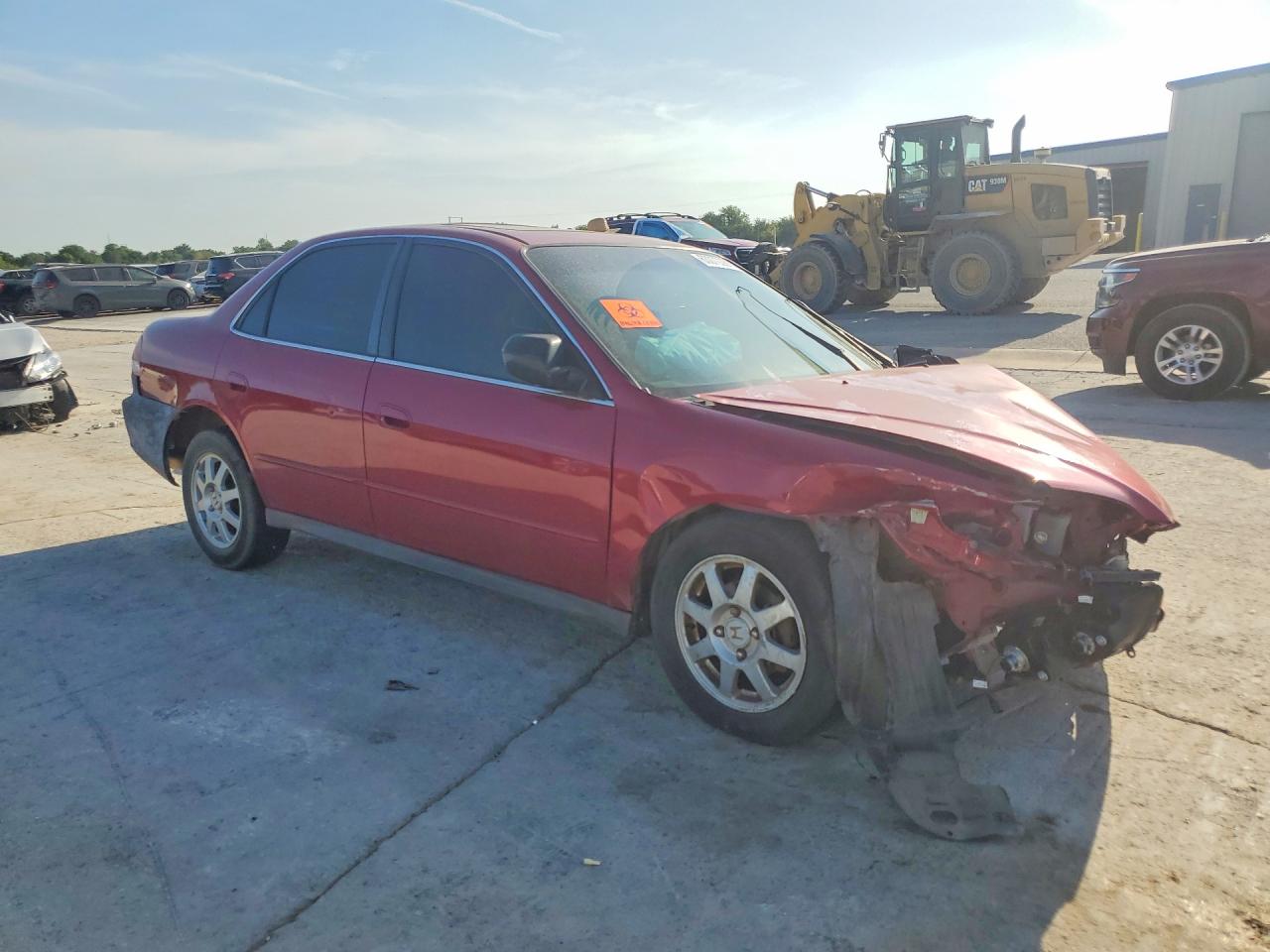 2002 Honda Accord Se Red vin: JHMCG56782C022130