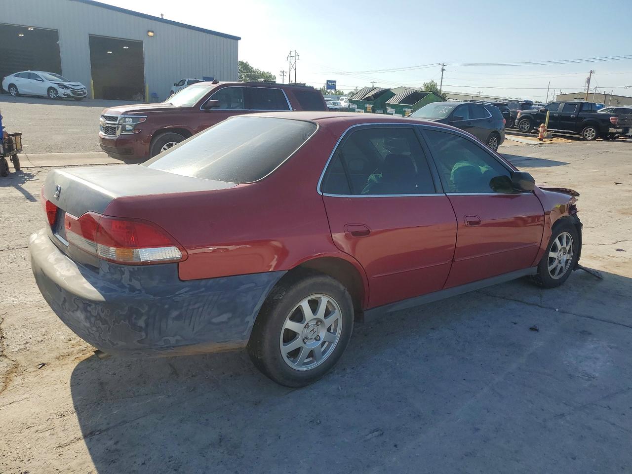 2002 Honda Accord Se Red vin: JHMCG56782C022130