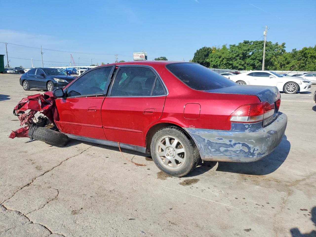 2002 Honda Accord Se Red vin: JHMCG56782C022130