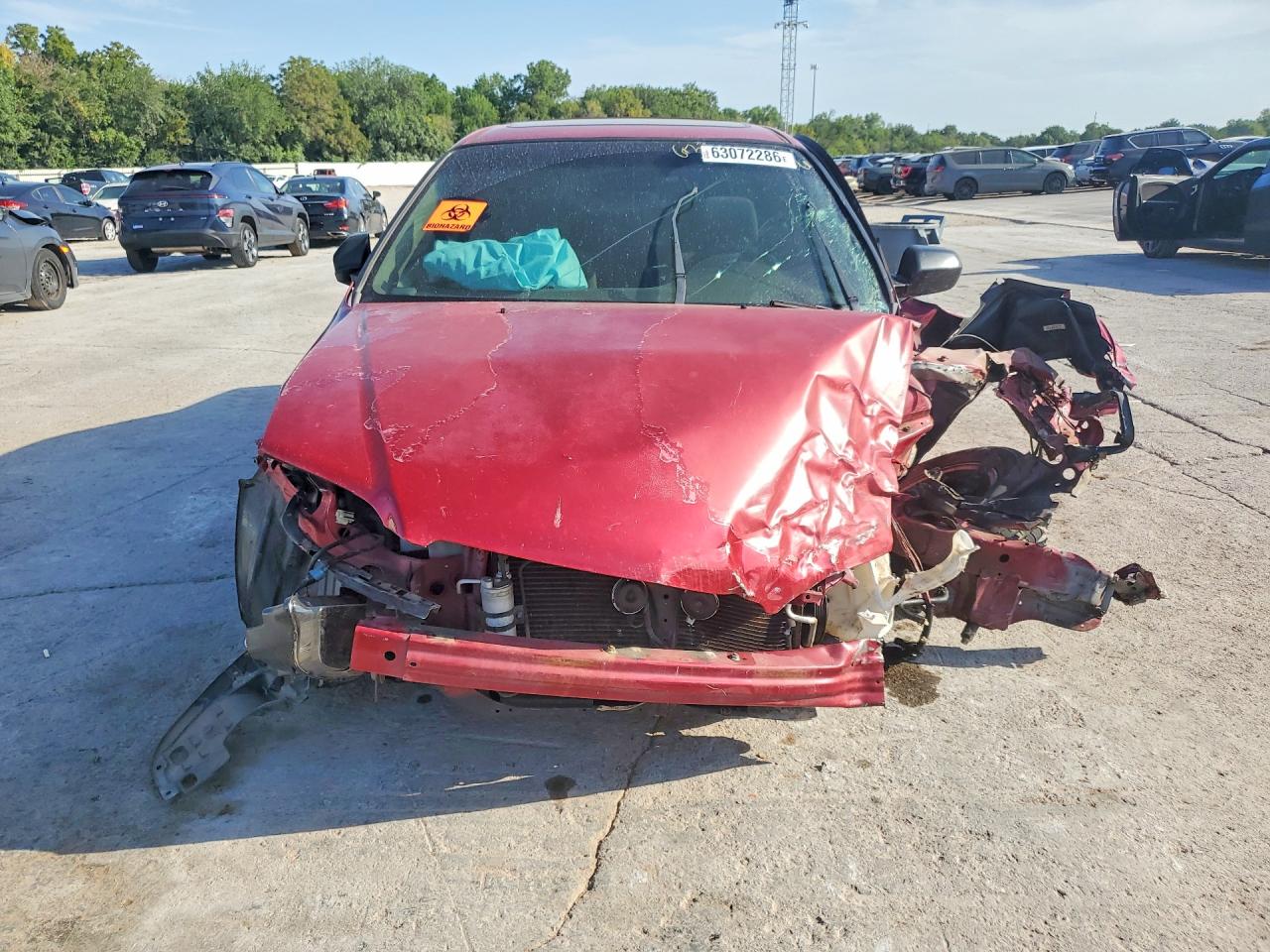 2002 Honda Accord Se Red vin: JHMCG56782C022130