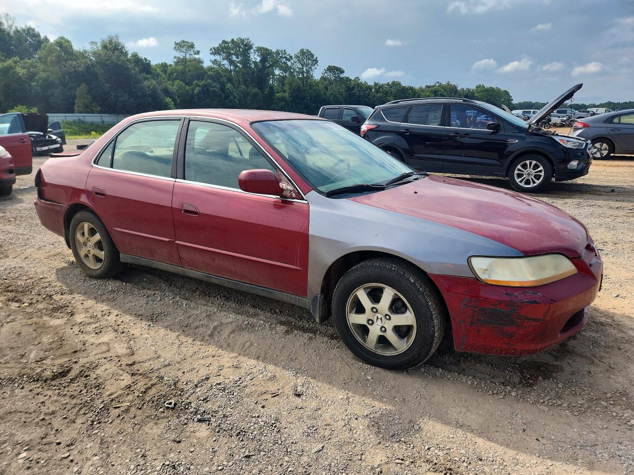 2000 Honda Accord Se Темно-бордовый vin: JHMCG5678YC020984