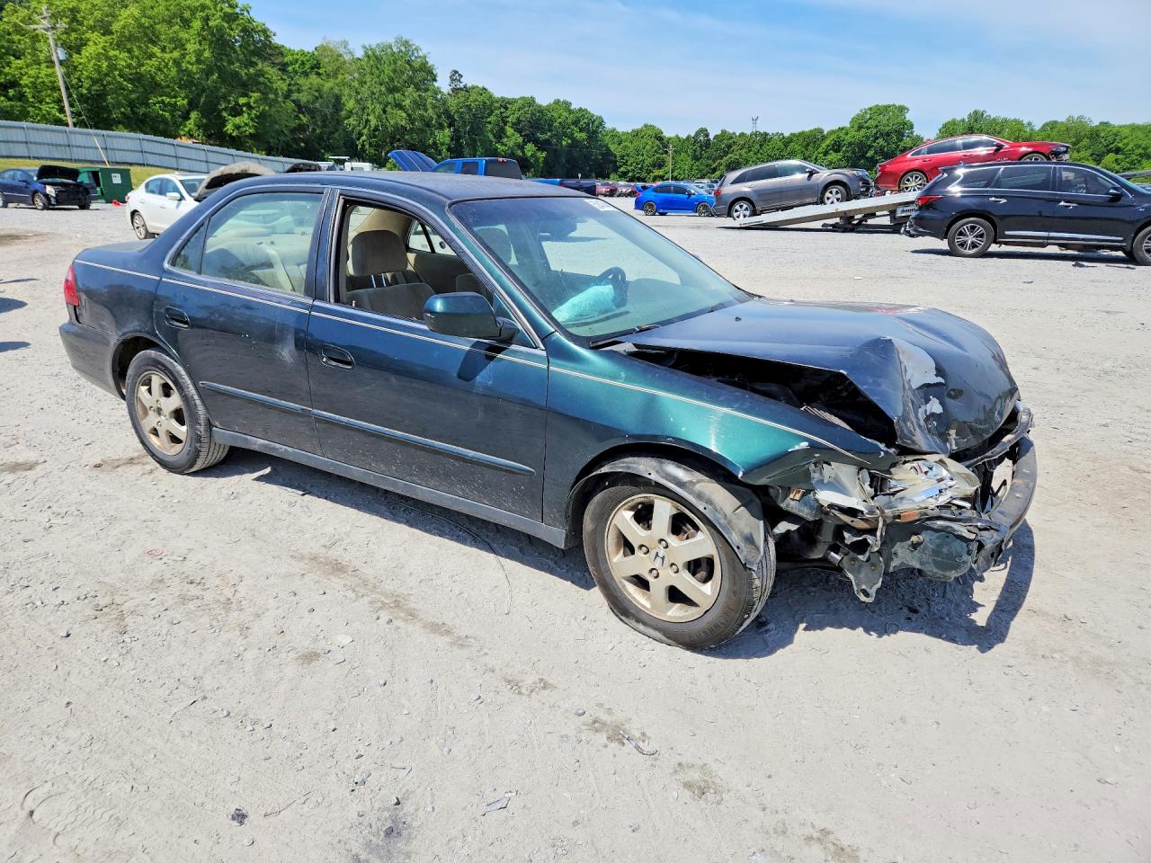 2000 Honda Accord Se Green vin: JHMCG5679YC004096
