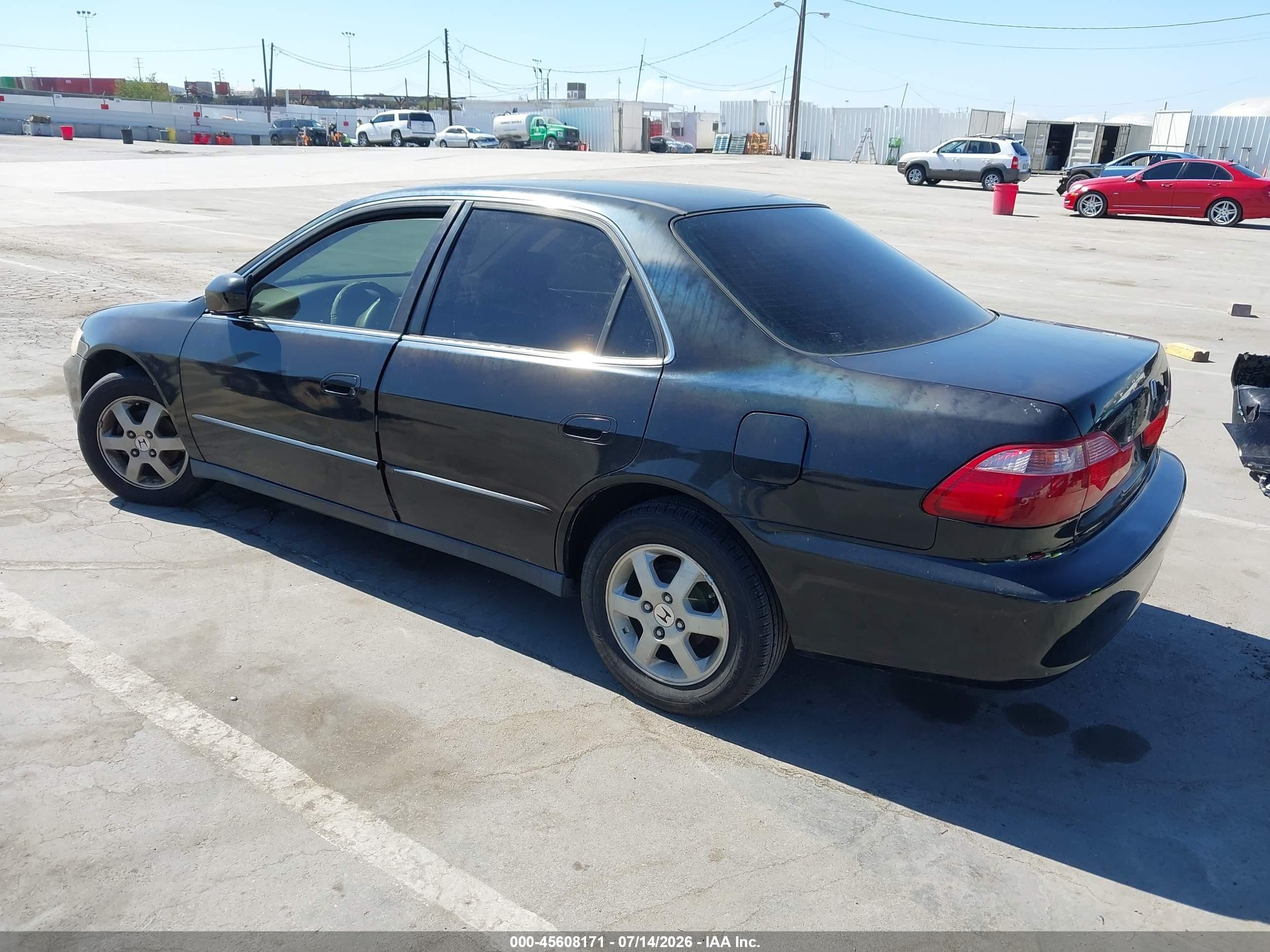 2000 Honda Accord 2.3 Se Black vin: JHMCG5679YC014692