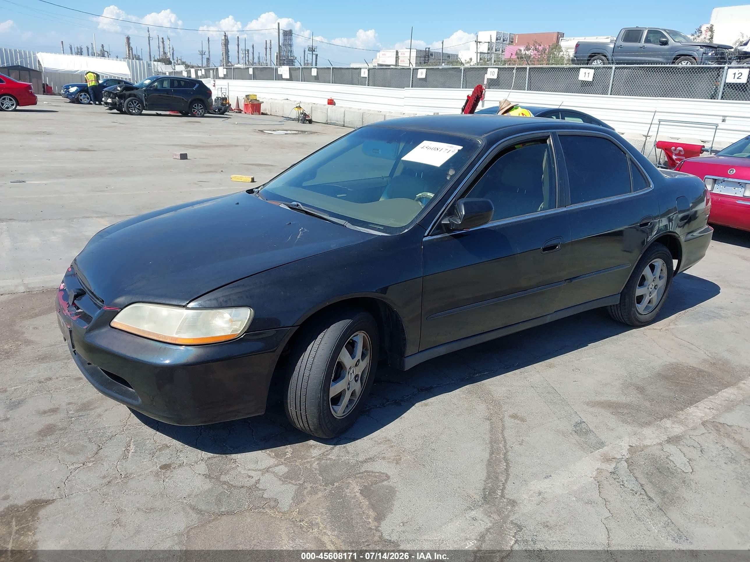 2000 Honda Accord 2.3 Se Black vin: JHMCG5679YC014692