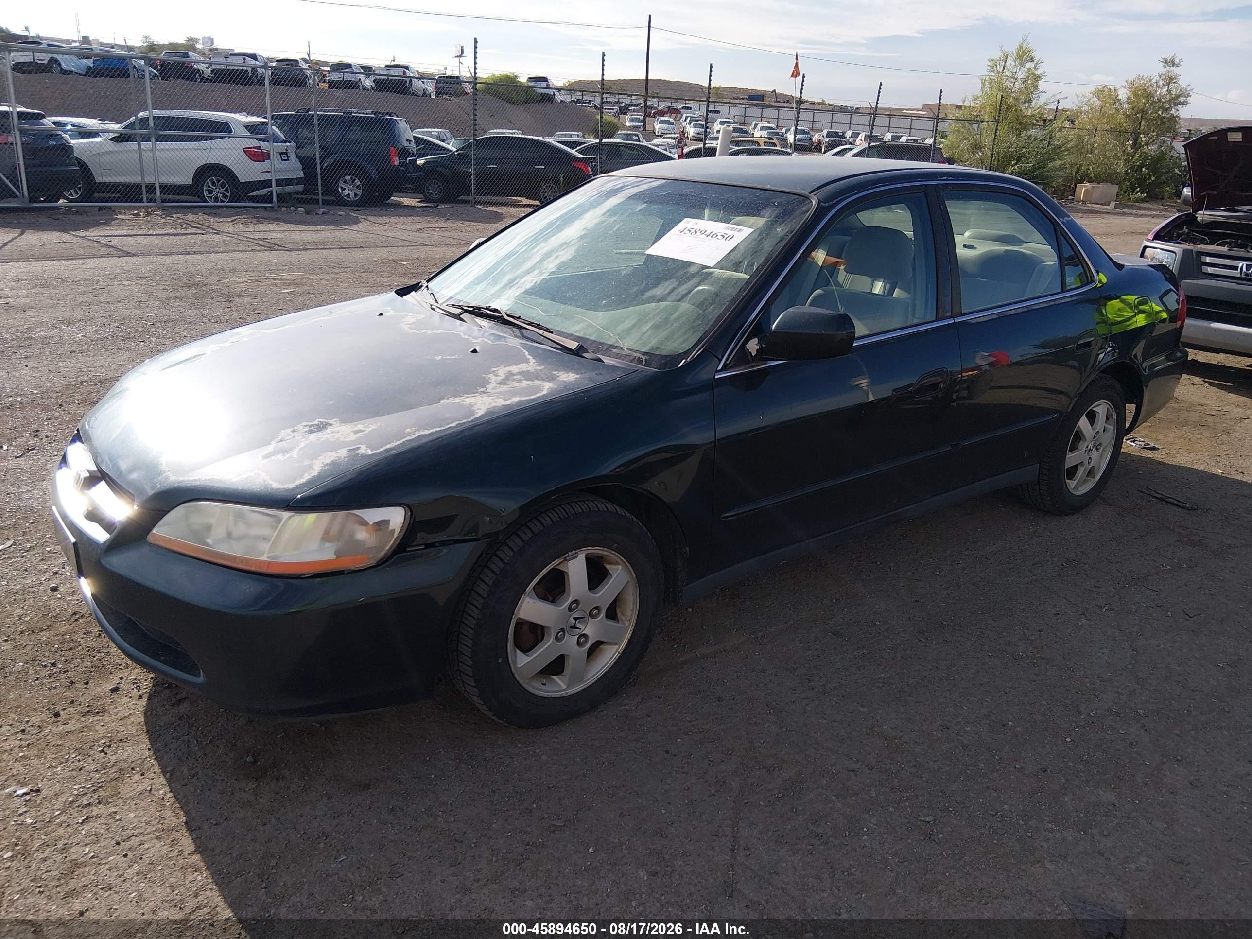 2000 Honda Accord 2.3 Se Зеленый vin: JHMCG5679YC029340