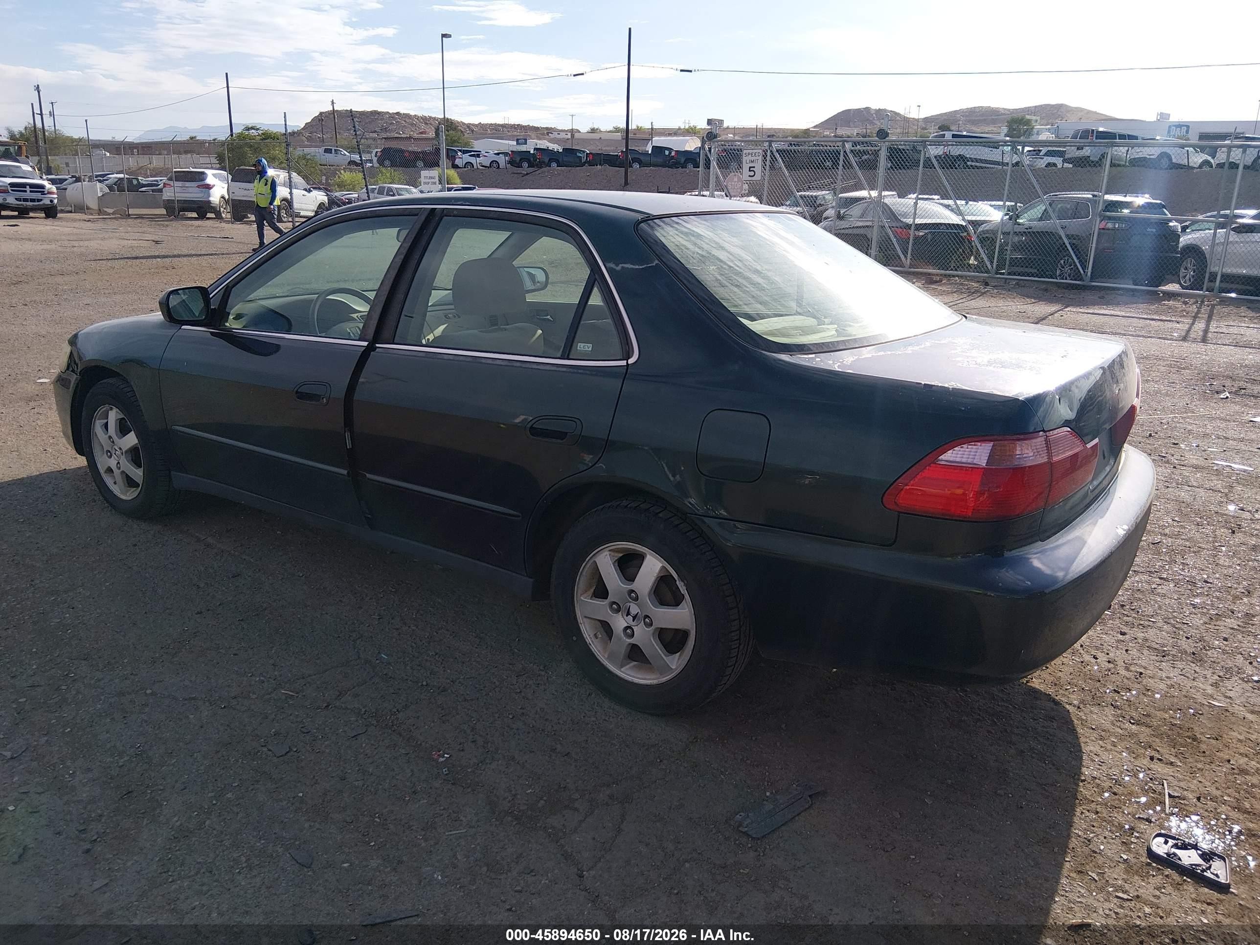 2000 Honda Accord 2.3 Se Зеленый vin: JHMCG5679YC029340