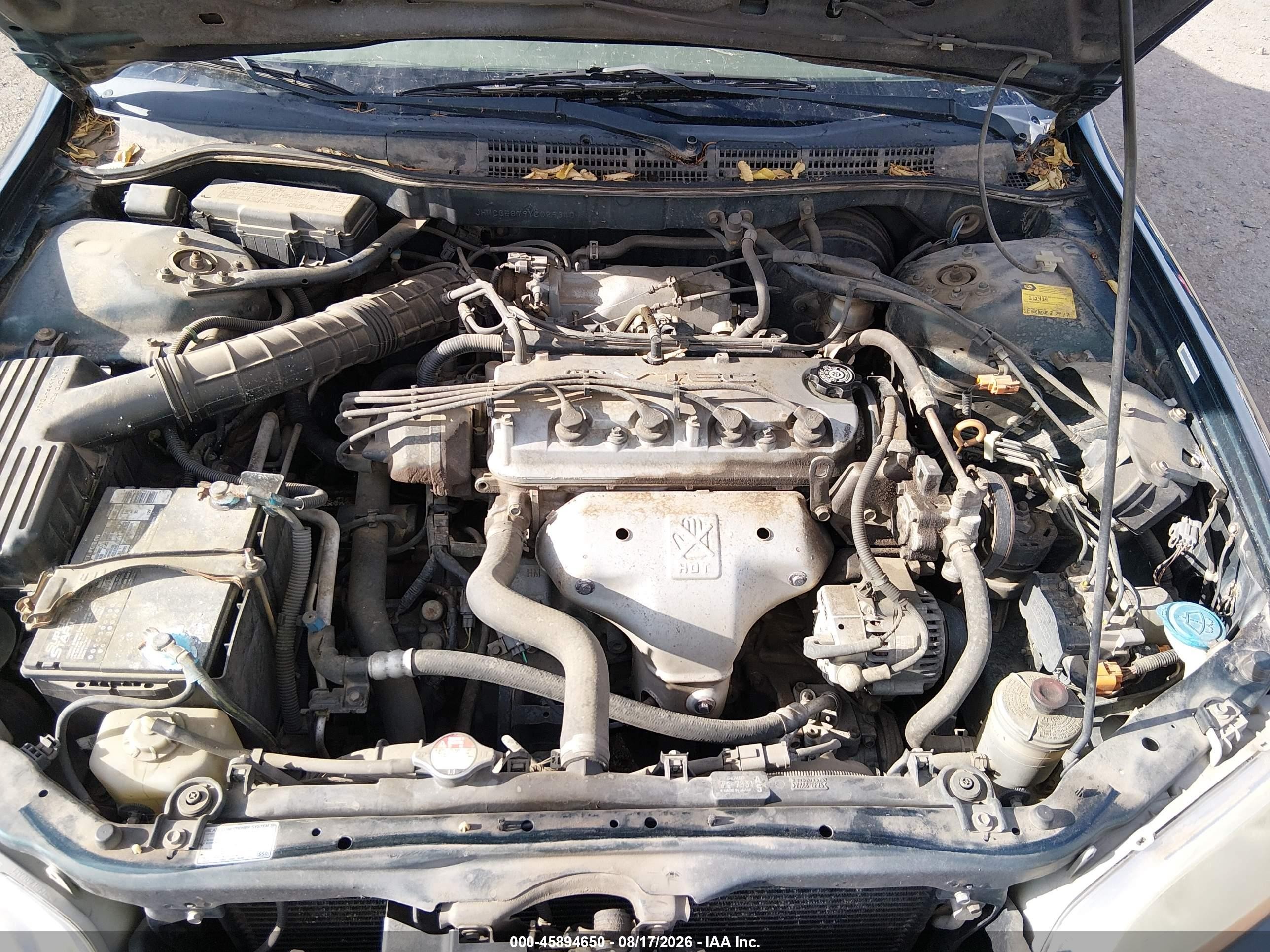 2000 Honda Accord 2.3 Se Зеленый vin: JHMCG5679YC029340