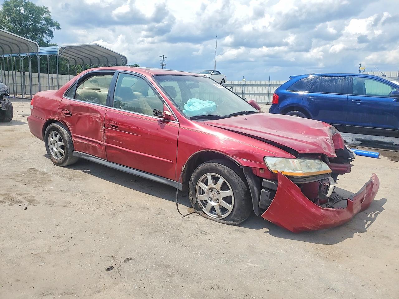 2002 Honda Accord Se Burgundy vin: JHMCG567X2C021125