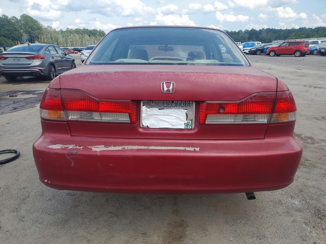 2002 Honda Accord Se Burgundy vin: JHMCG567X2C021125