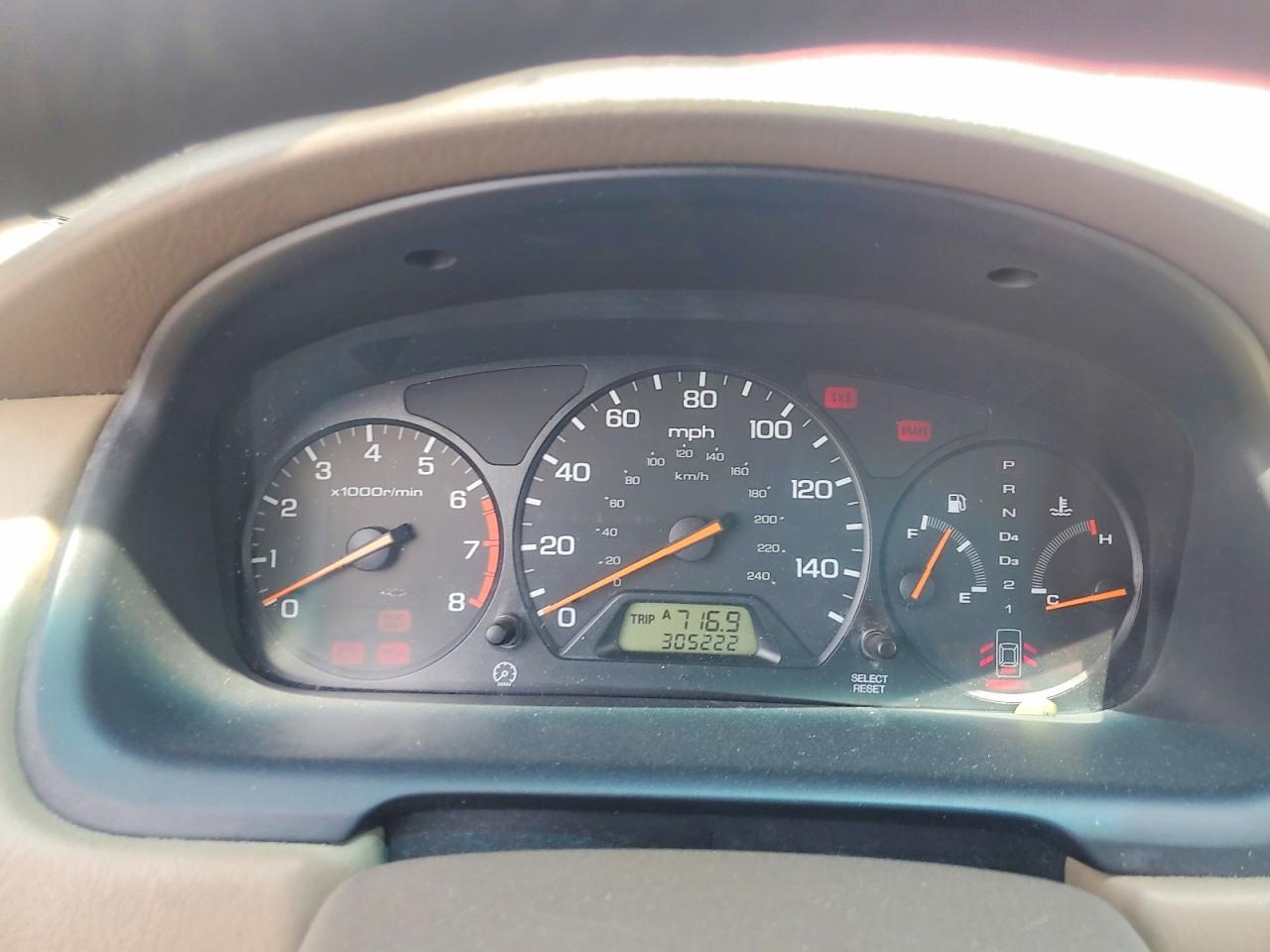 2002 Honda Accord Se Burgundy vin: JHMCG567X2C021125