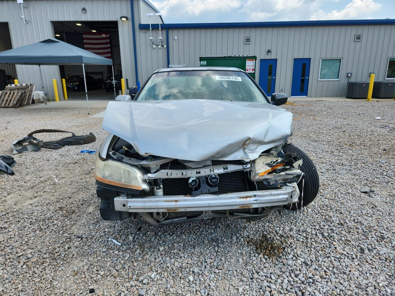 2002 Hond Accord Silver vin: JHMCG567X2C029662