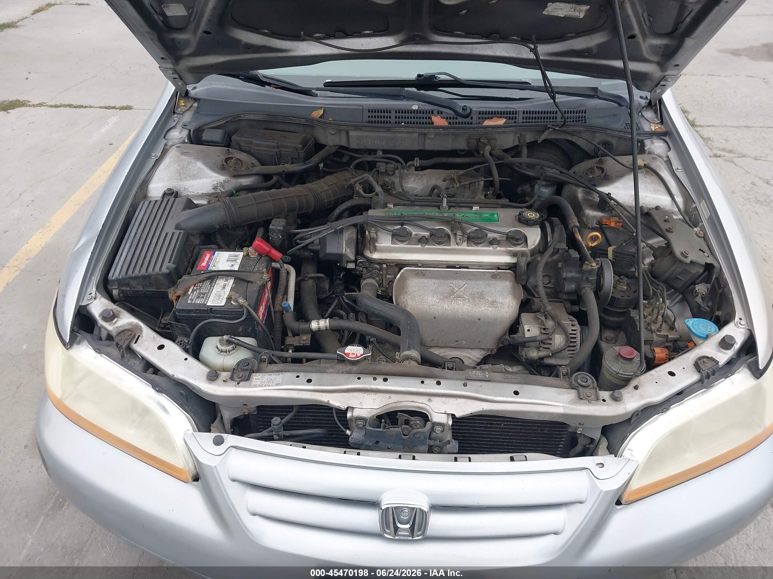 2001 Honda Accord 2.3 Ex Gray vin: JHMCG66031C024763