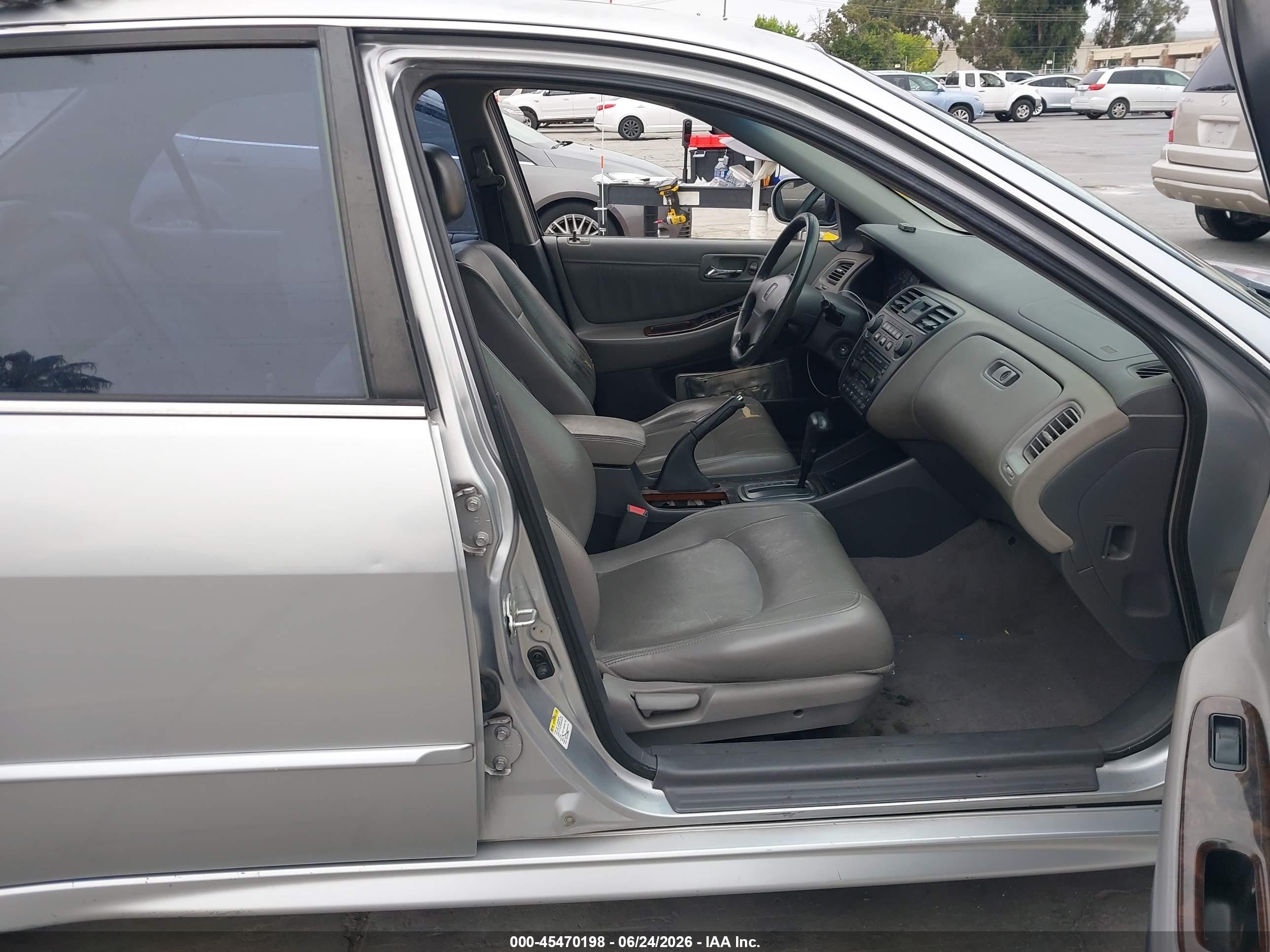 2001 Honda Accord 2.3 Ex Gray vin: JHMCG66031C024763