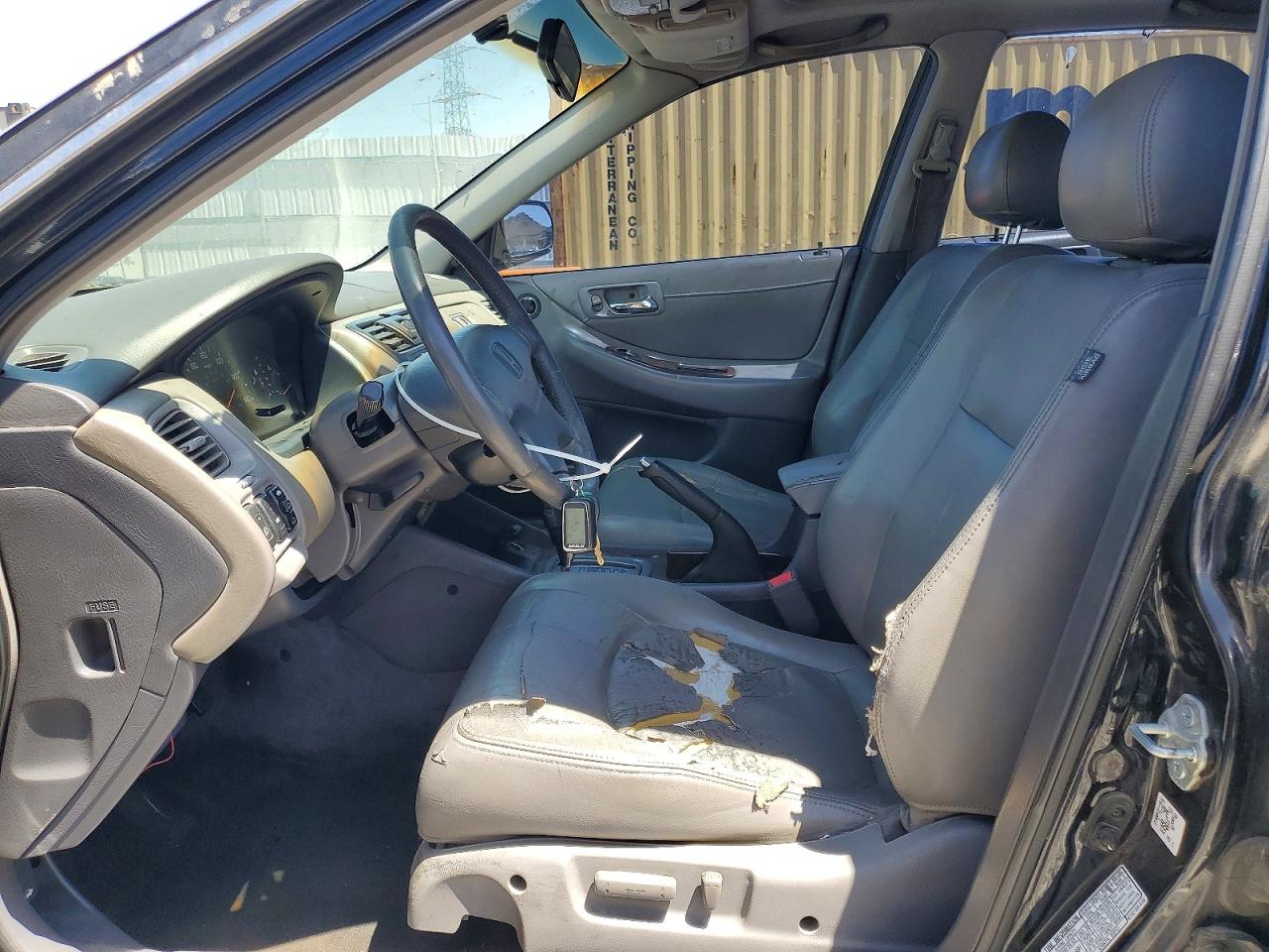2002 Honda Accord Ex Black vin: JHMCG66042C016592