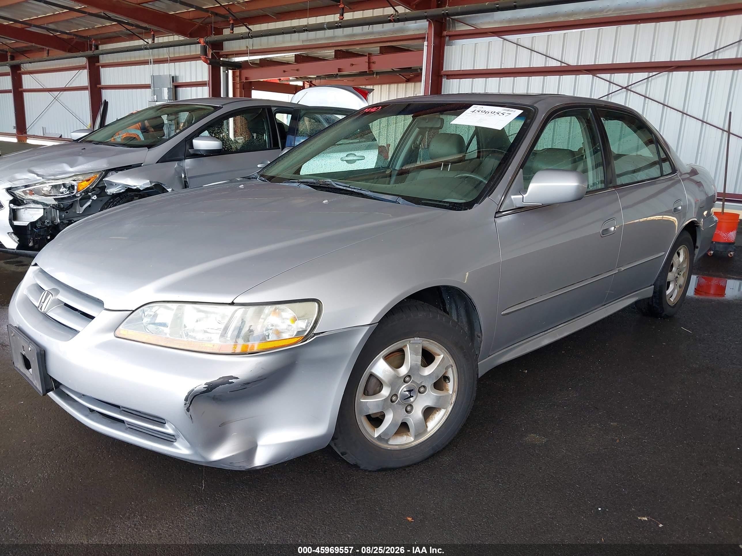 2002 Honda Accord 2.3 Ex Silver vin: JHMCG66062C019770