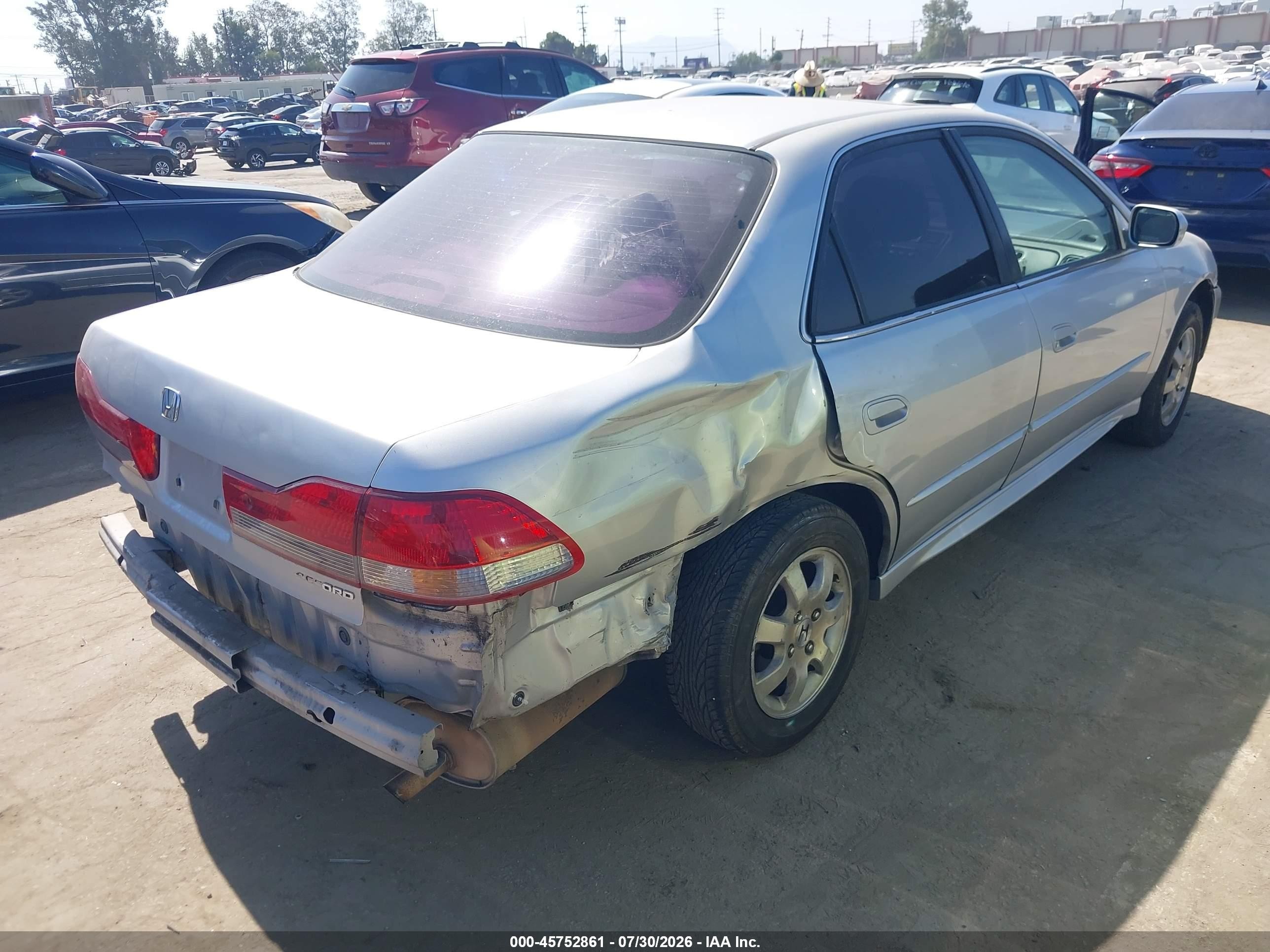 2001 Honda Accord 2.3 Ex Серебряный vin: JHMCG66081C018554