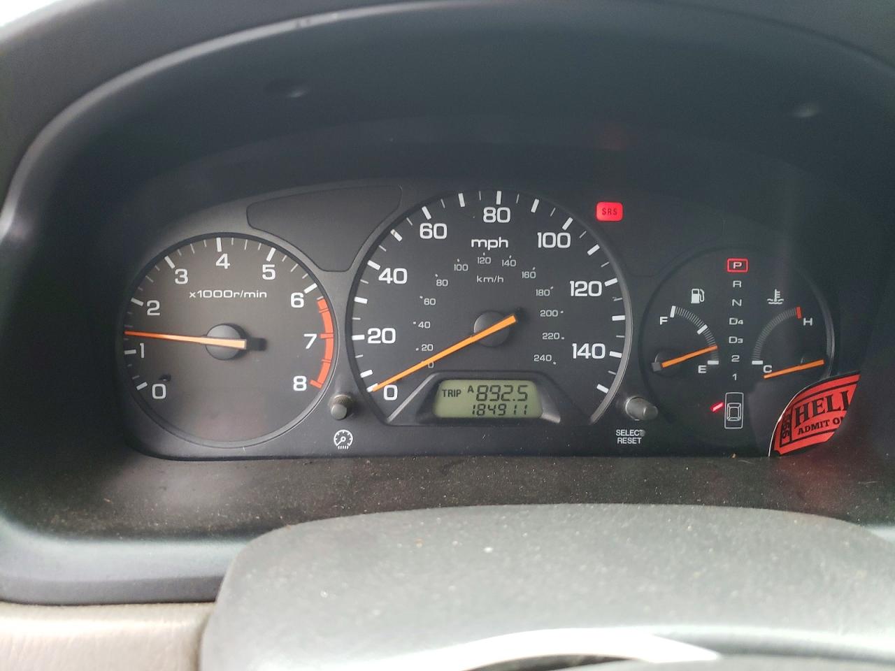 2001 Honda Accord 4d Lx Серый vin: JHMCG66501C002117