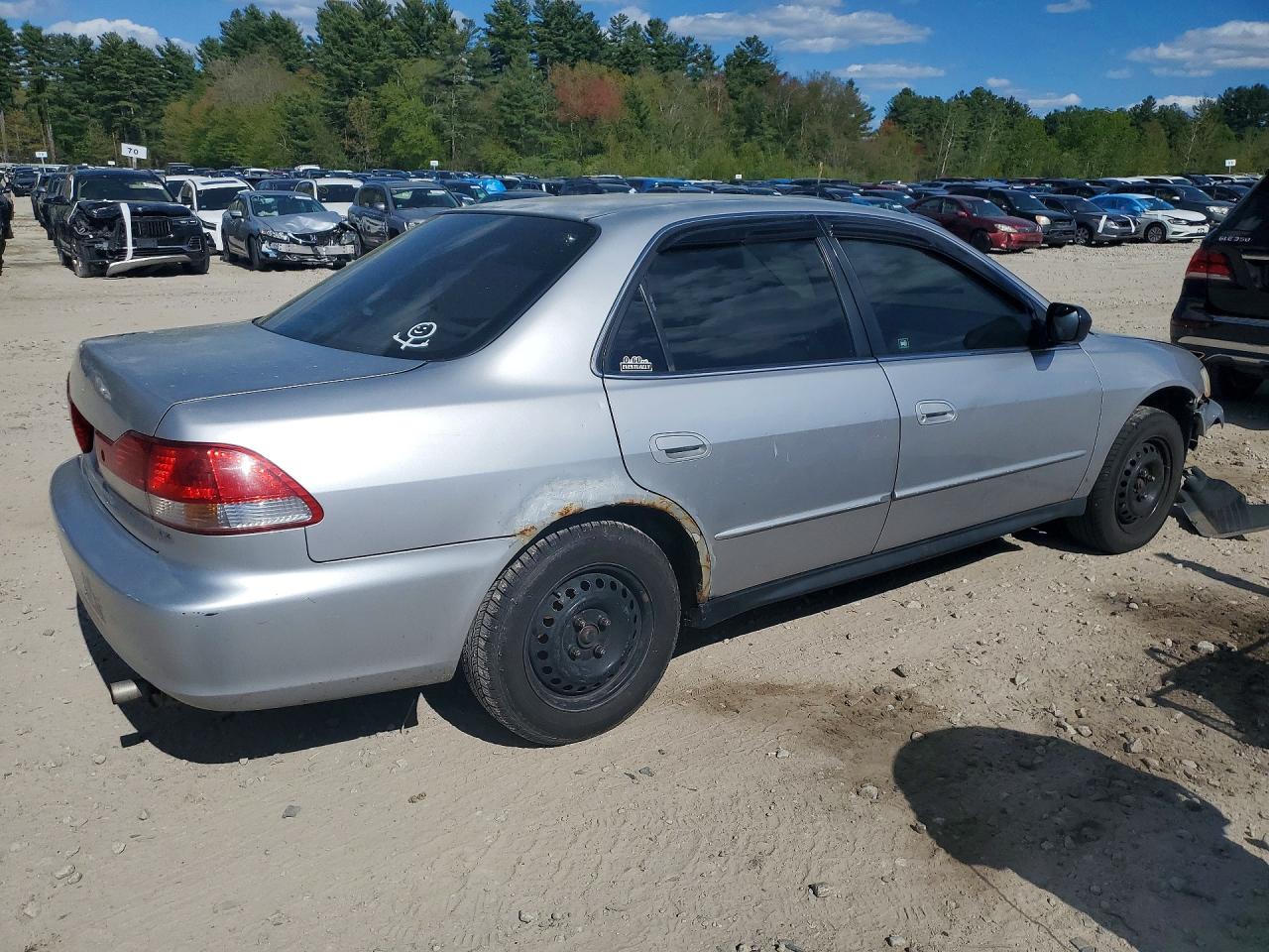 2001 Honda Accord Lx Silver vin: JHMCG66501C010914