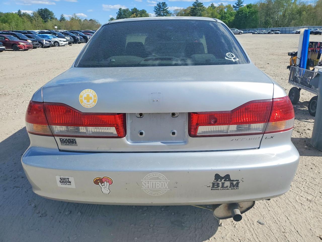 2001 Honda Accord Lx Silver vin: JHMCG66501C010914