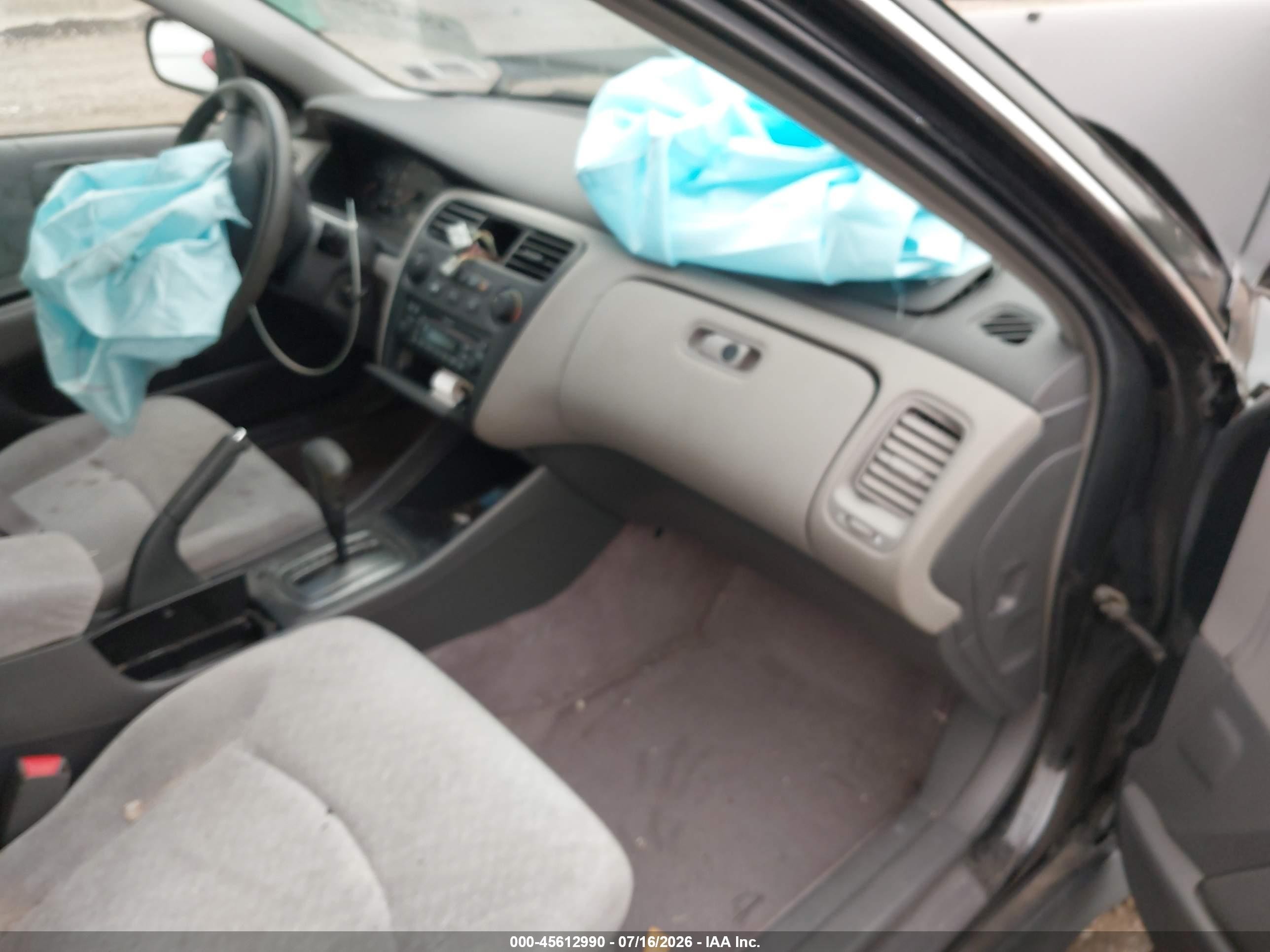 2002 Honda Accord 2.3 Lx Black vin: JHMCG66502C013586