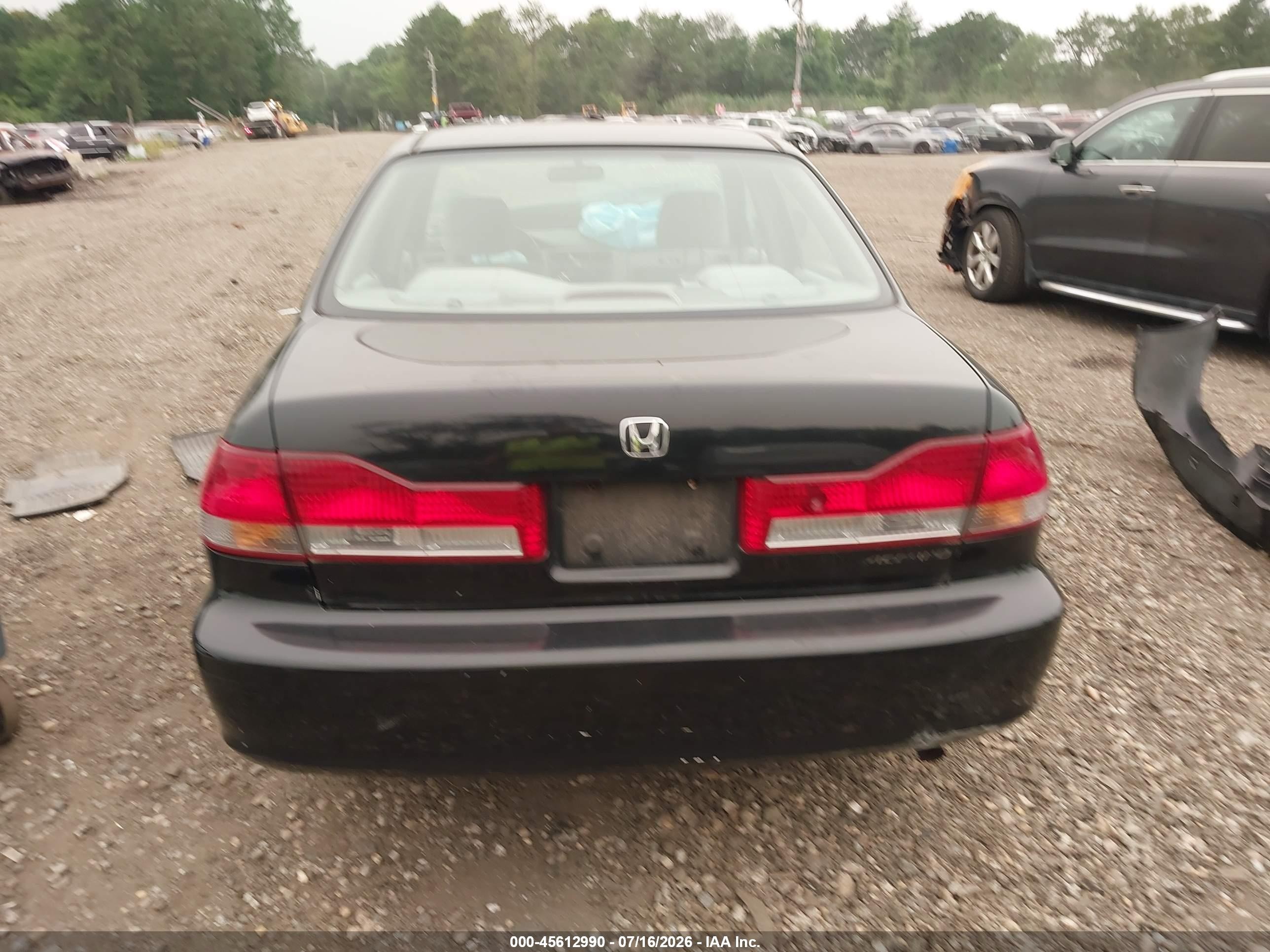 2002 Honda Accord 2.3 Lx Black vin: JHMCG66502C013586