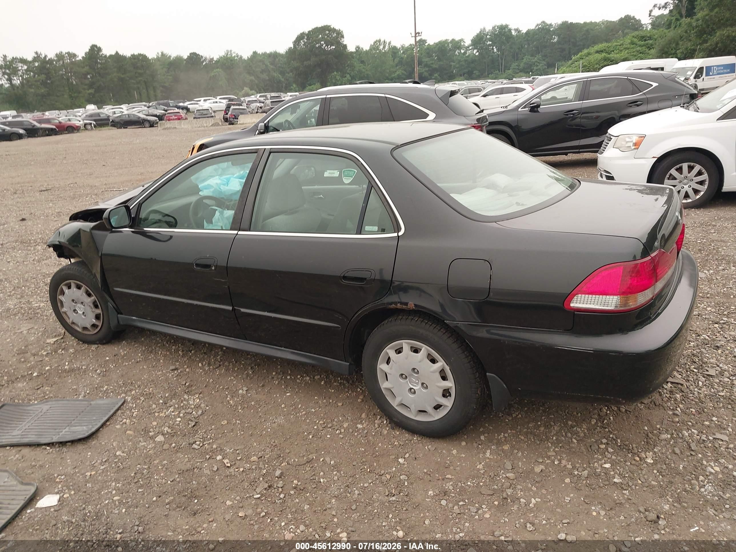 2002 Honda Accord 2.3 Lx Black vin: JHMCG66502C013586