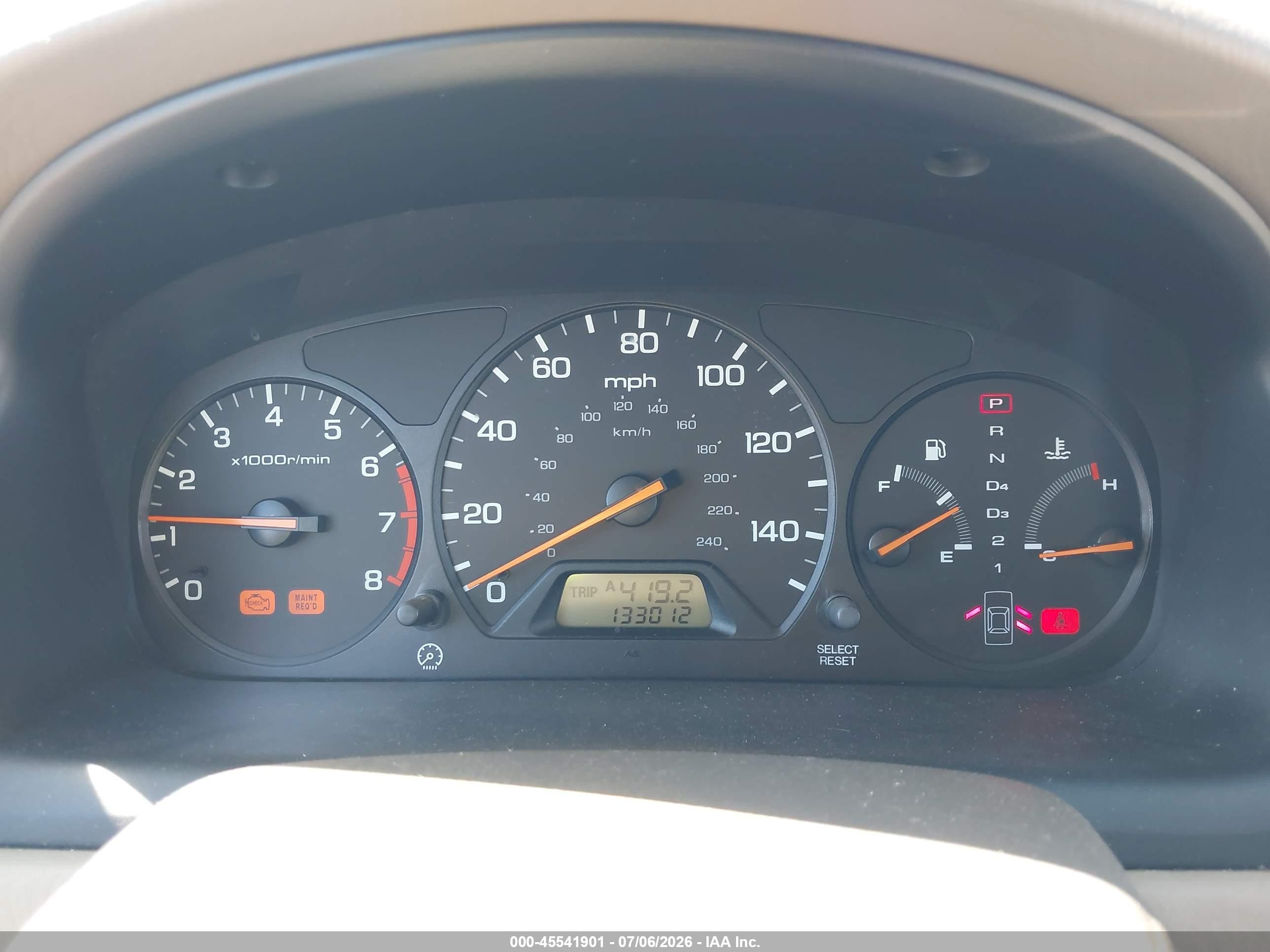 1999 Honda Accord Lx Beige vin: JHMCG6650XC012378