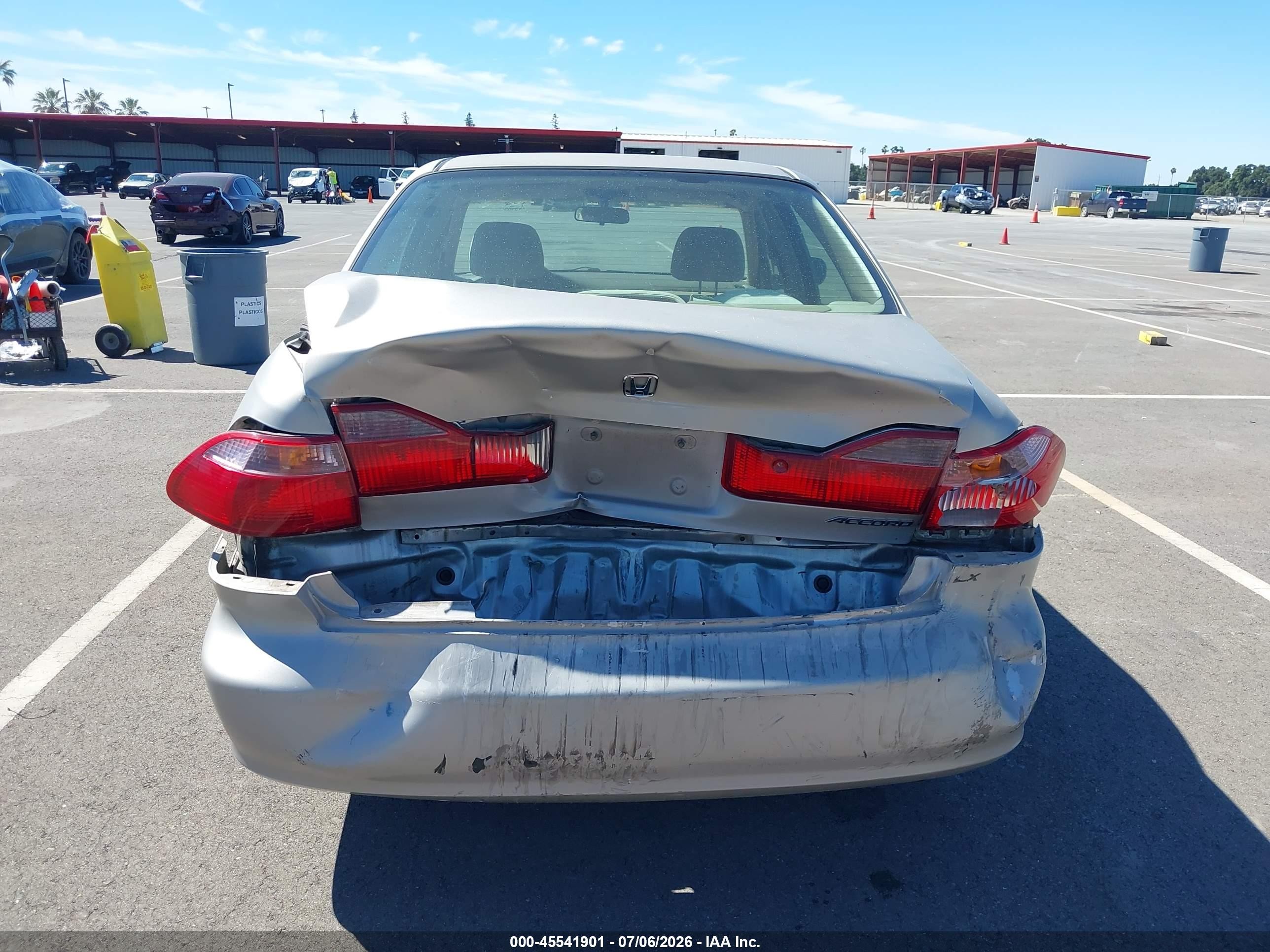 1999 Honda Accord Lx Beige vin: JHMCG6650XC012378