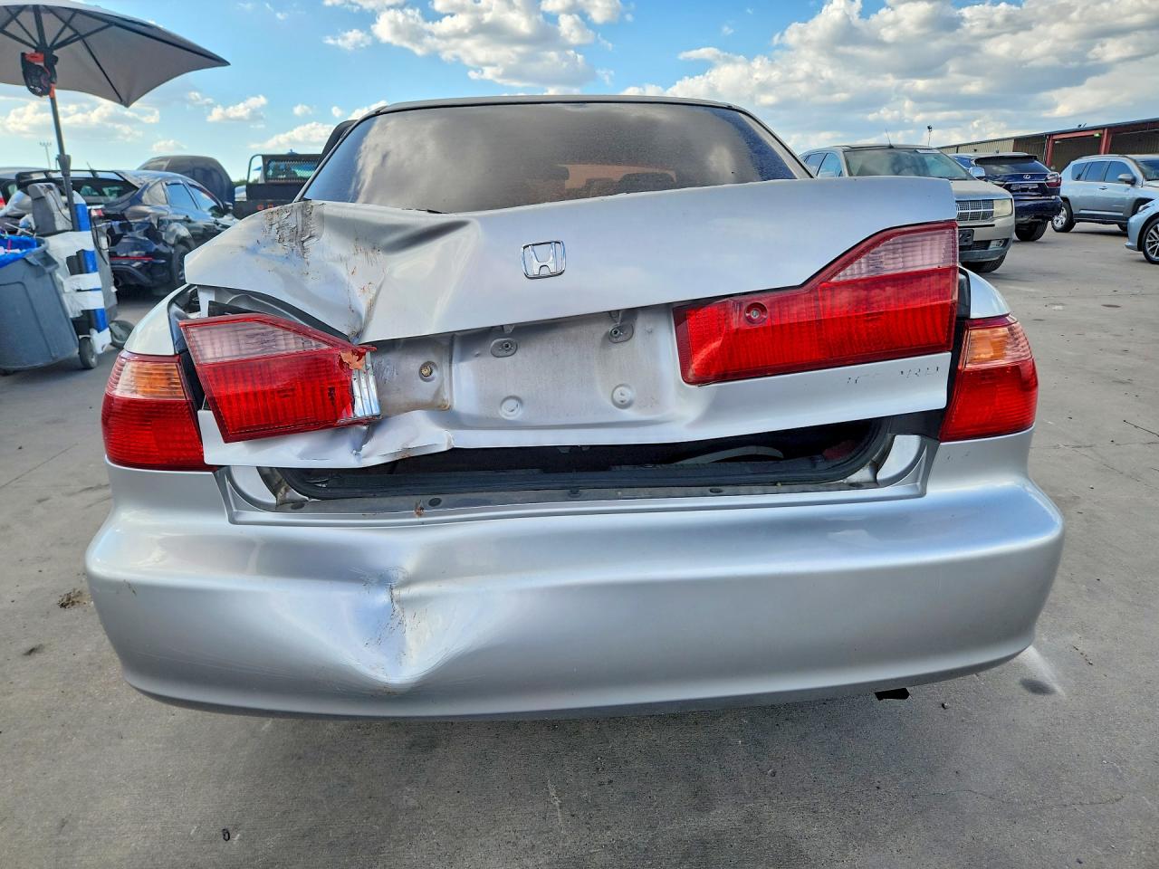 1999 Honda Accord Lx Silver vin: JHMCG6650XC027852