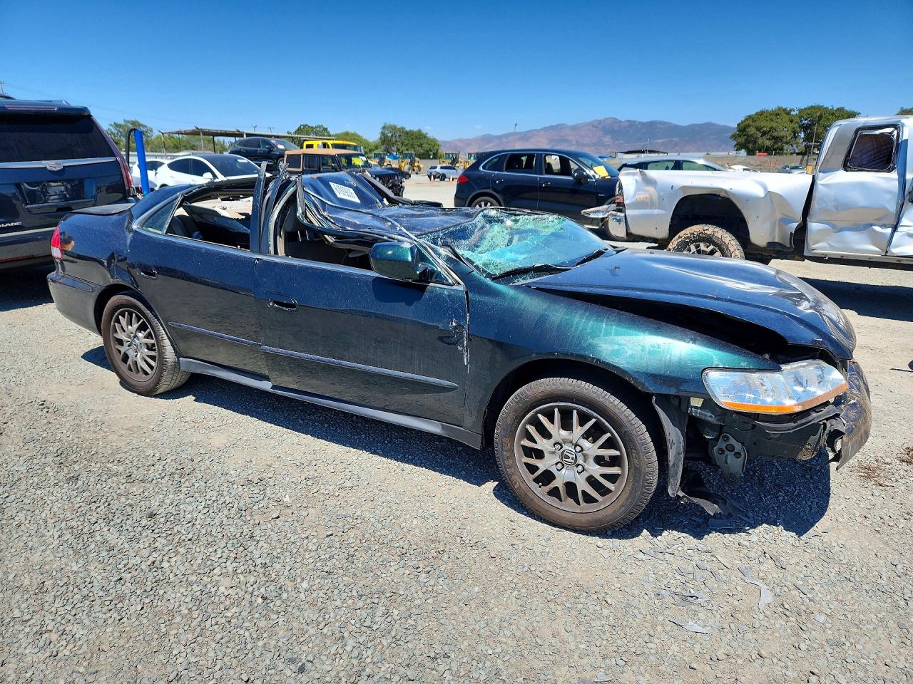 2001 Honda Accord Lx Green vin: JHMCG66521C012681
