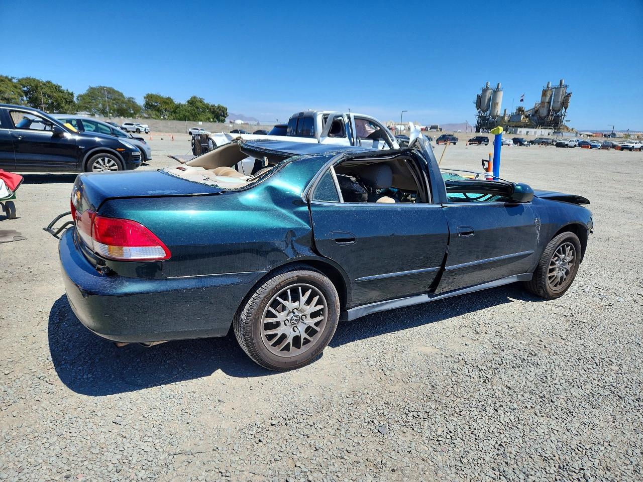 2001 Honda Accord Lx Green vin: JHMCG66521C012681