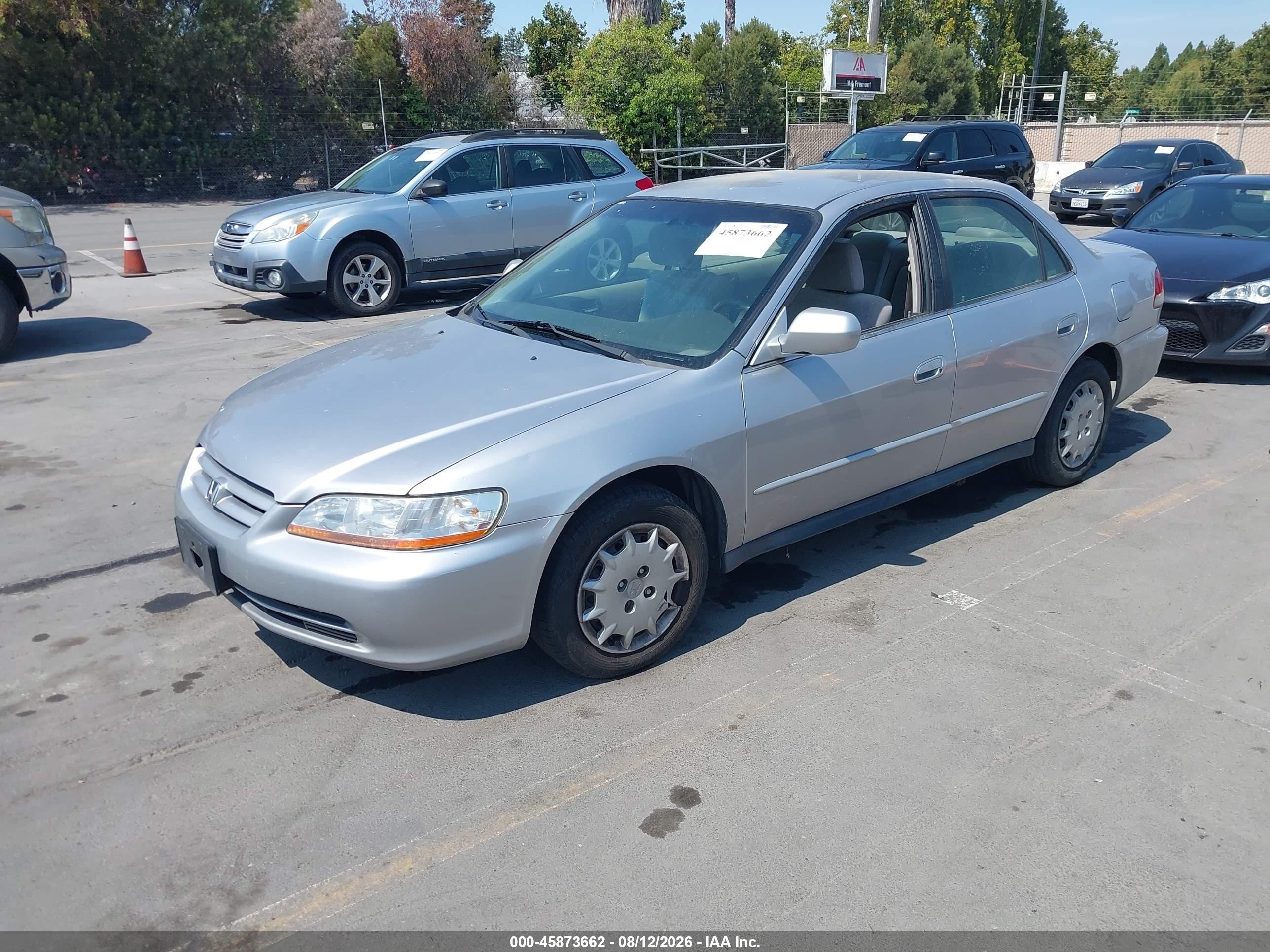 2002 Honda Accord 2.3 Lx Silver vin: JHMCG66522C000290