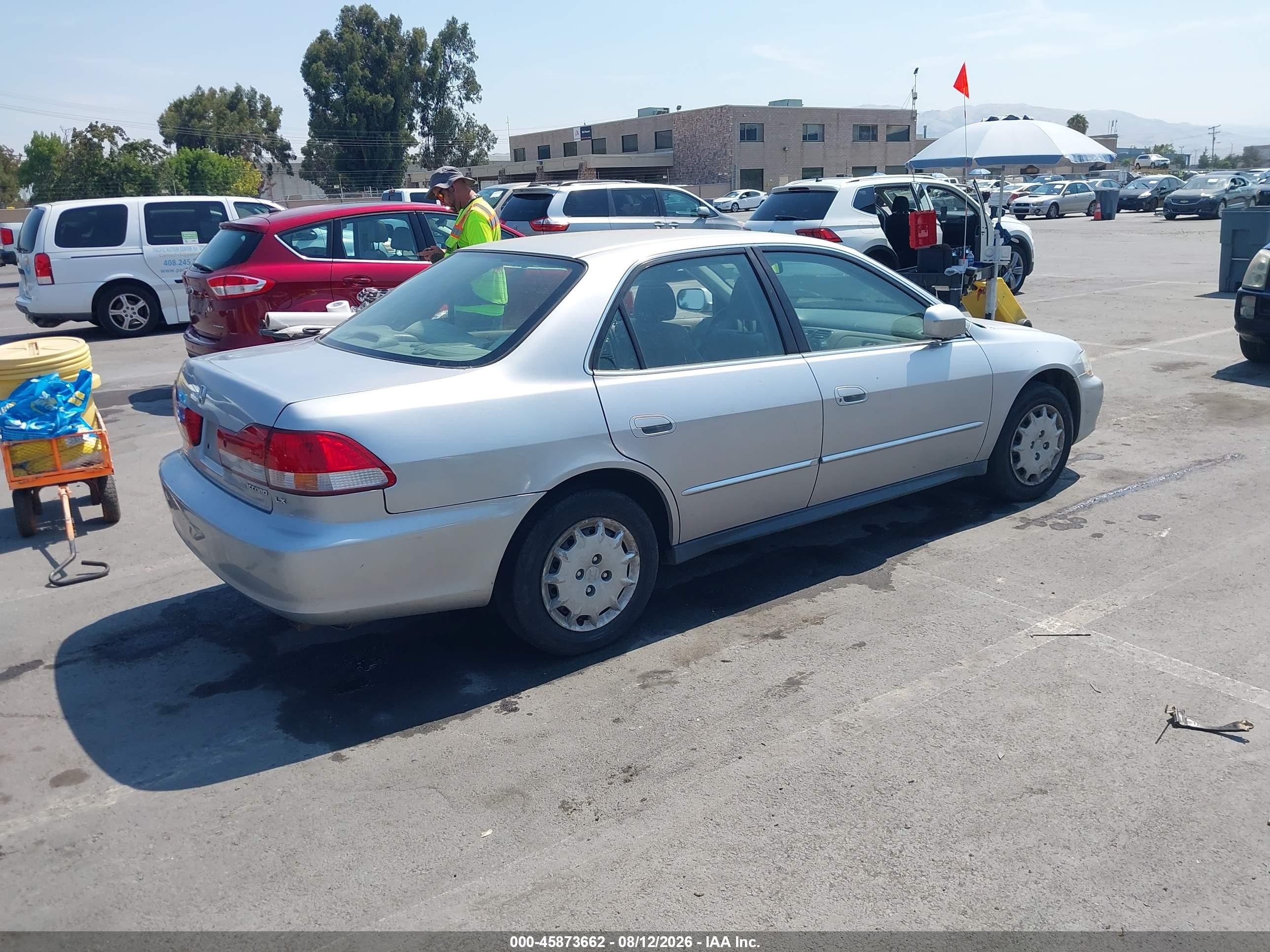 2002 Honda Accord 2.3 Lx Silver vin: JHMCG66522C000290