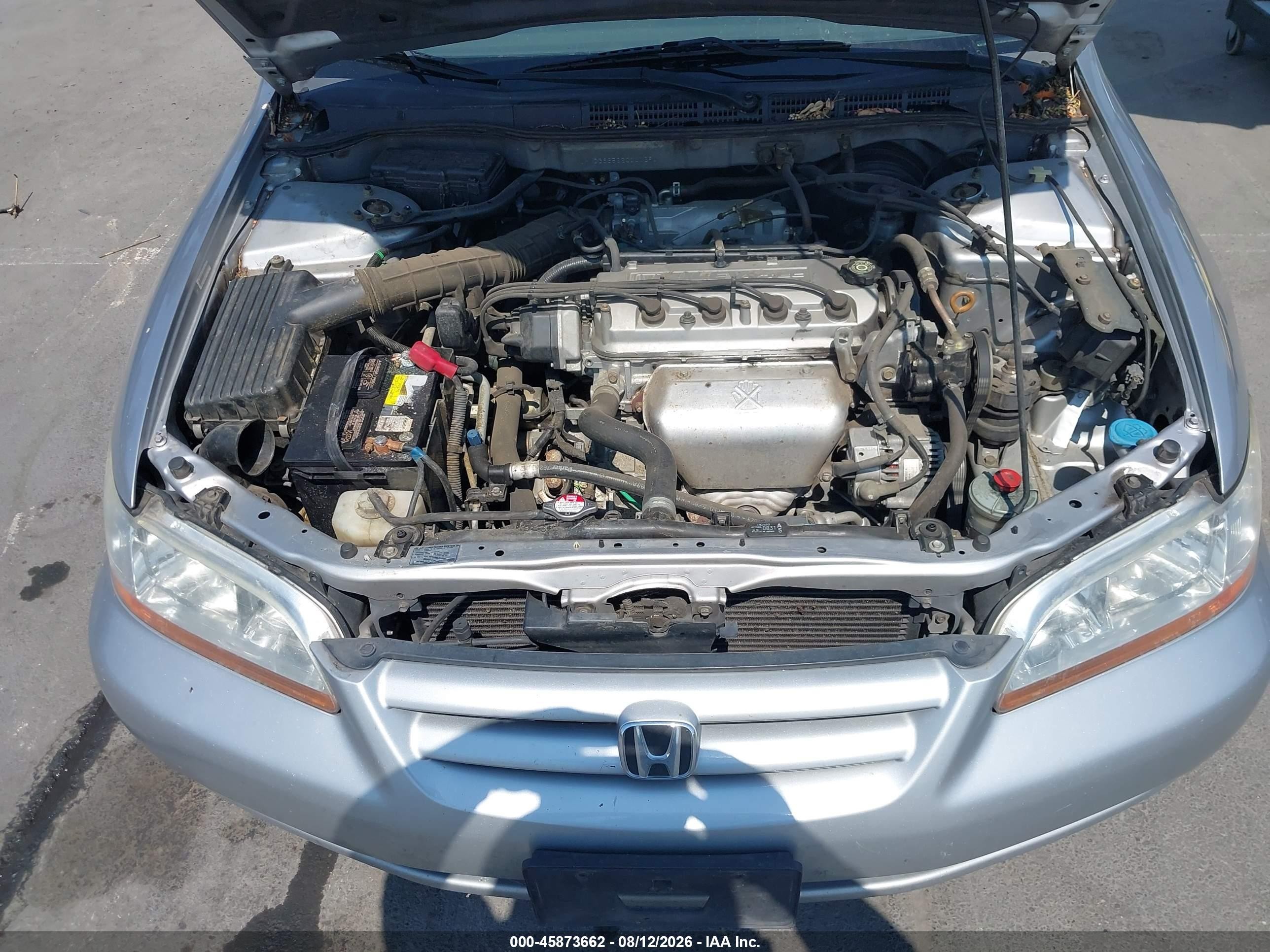 2002 Honda Accord 2.3 Lx Silver vin: JHMCG66522C000290